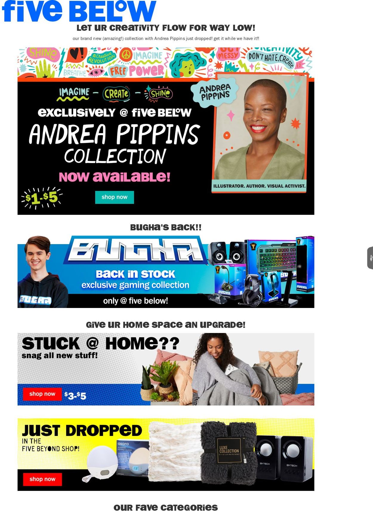 Five Below Ad from 02/10/2021