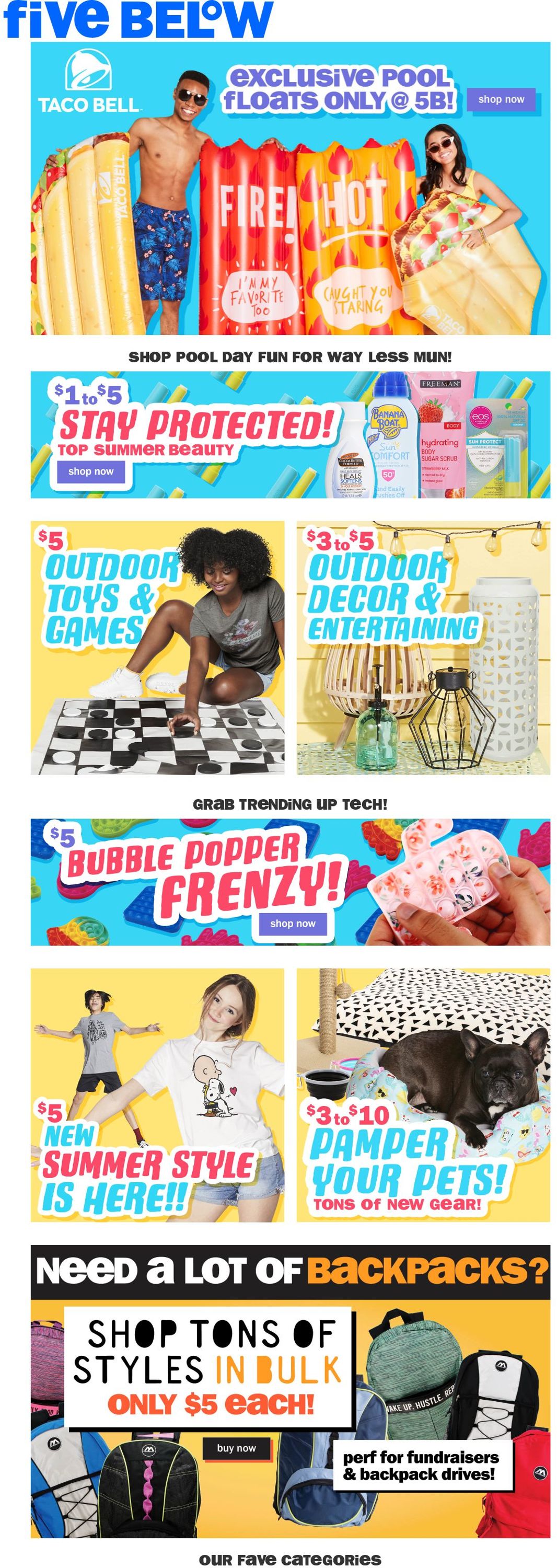 Five Below Ad from 06/09/2021