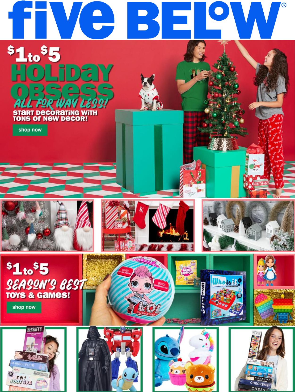 Five Below Ad from 11/12/2021