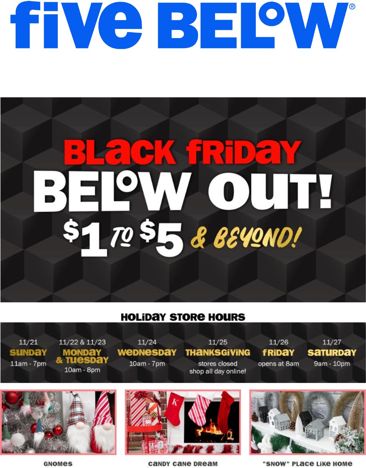 Five Below Ad from 11/19/2021