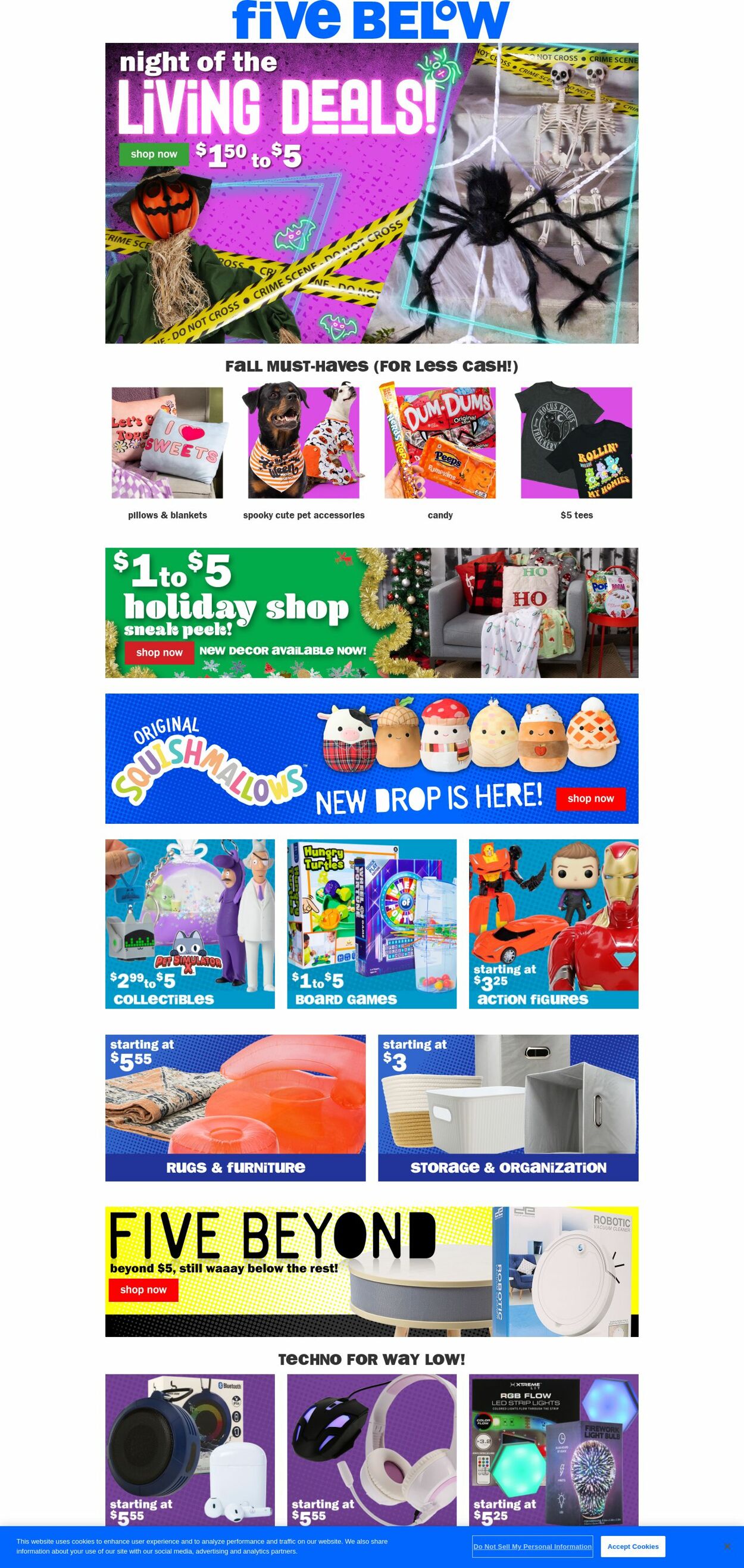 Five Below Ad from 09/28/2022