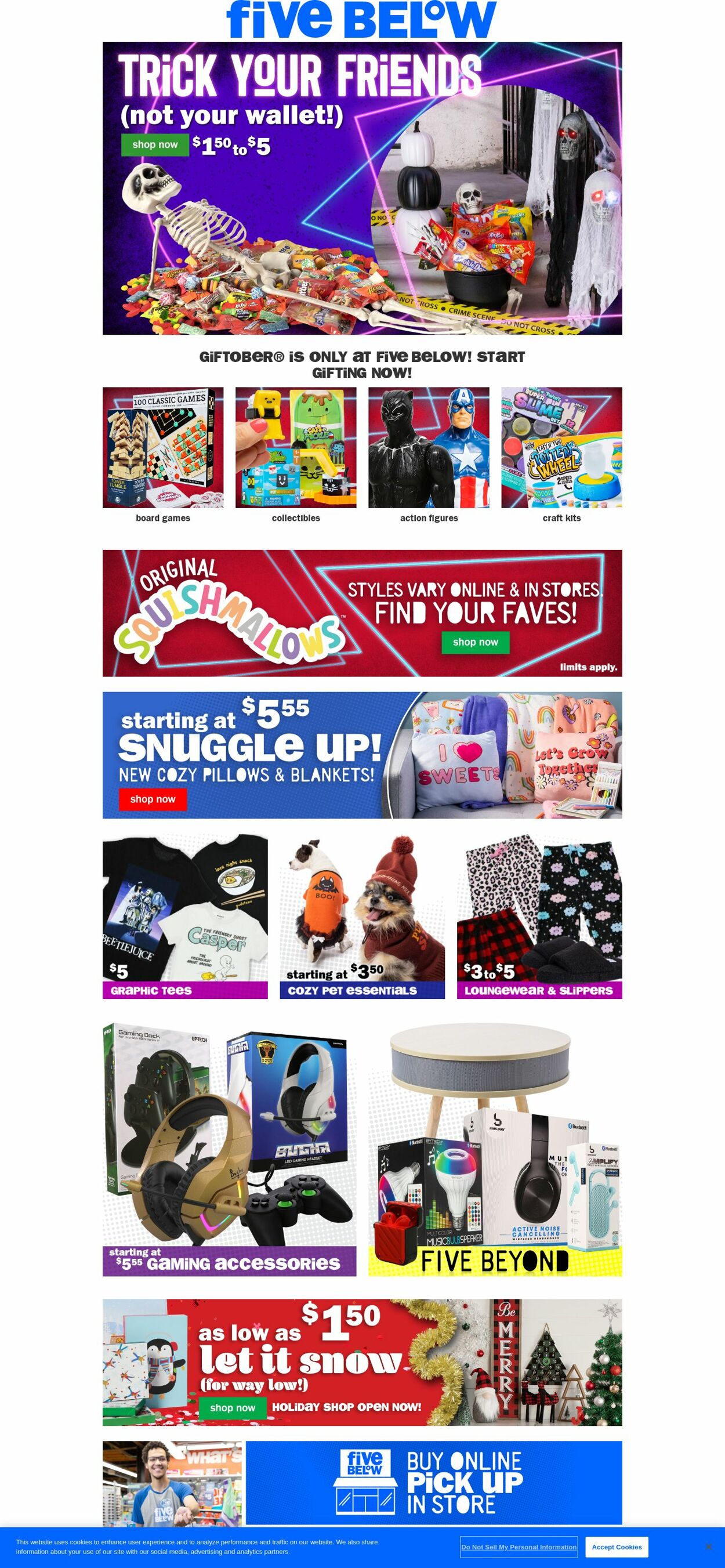 Five Below Ad from 10/05/2022