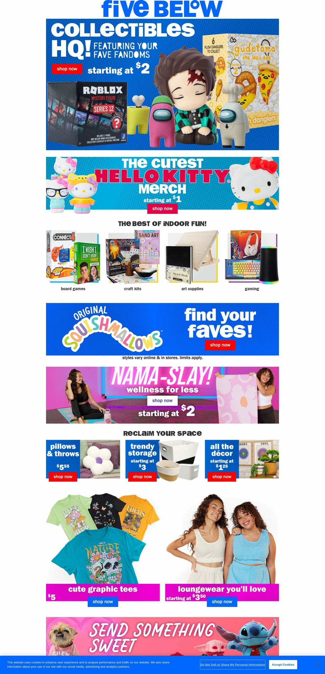 Five Below Ad from 02/08/2023