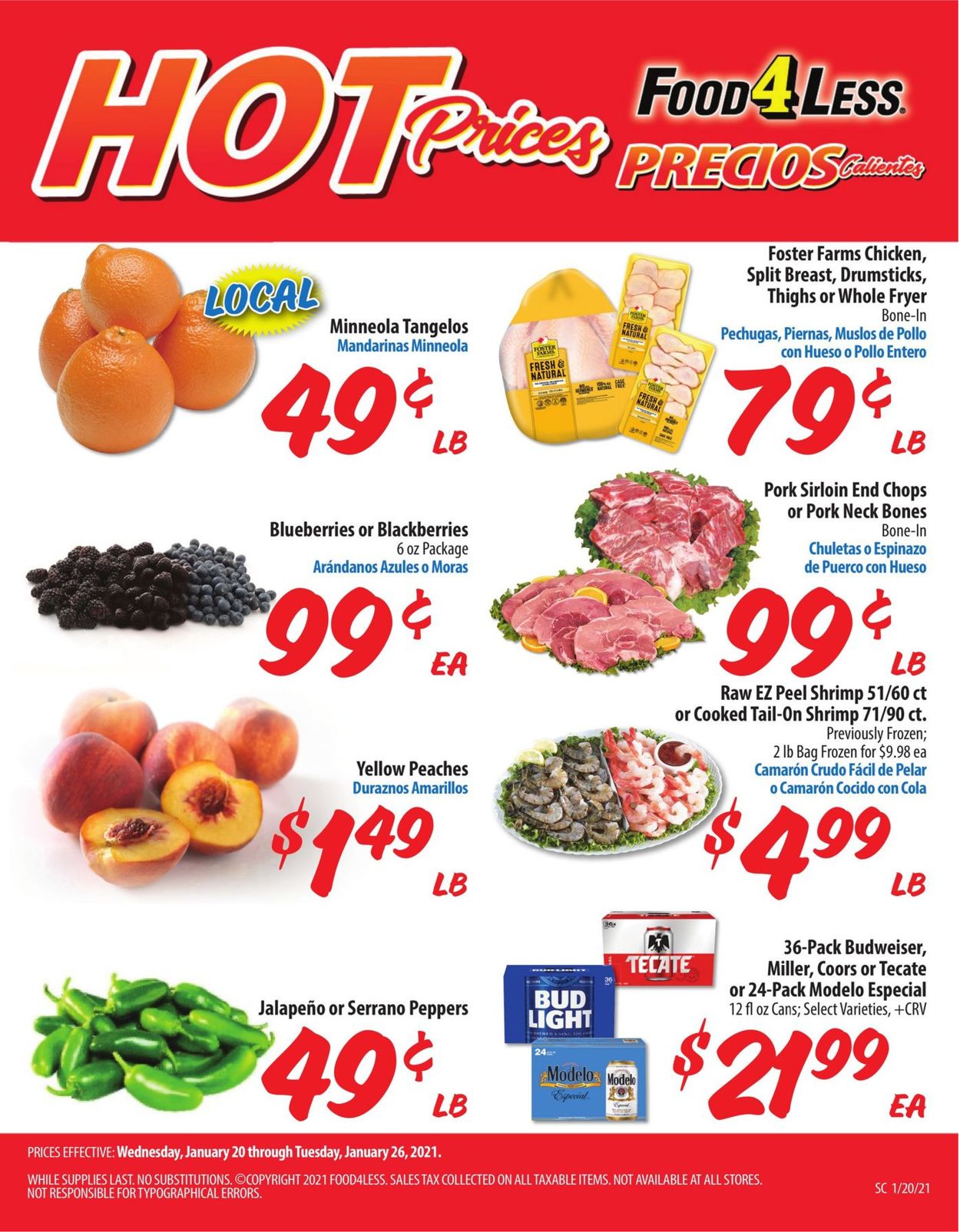 Food 4 Less Ad from 01/20/2021