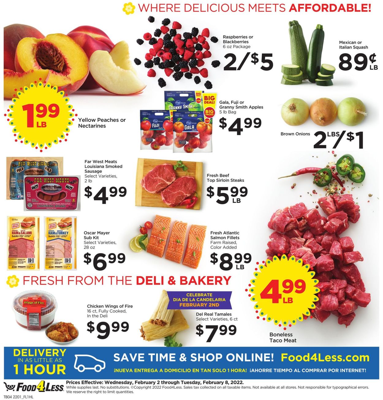 Food 4 Less Ad from 02/02/2022