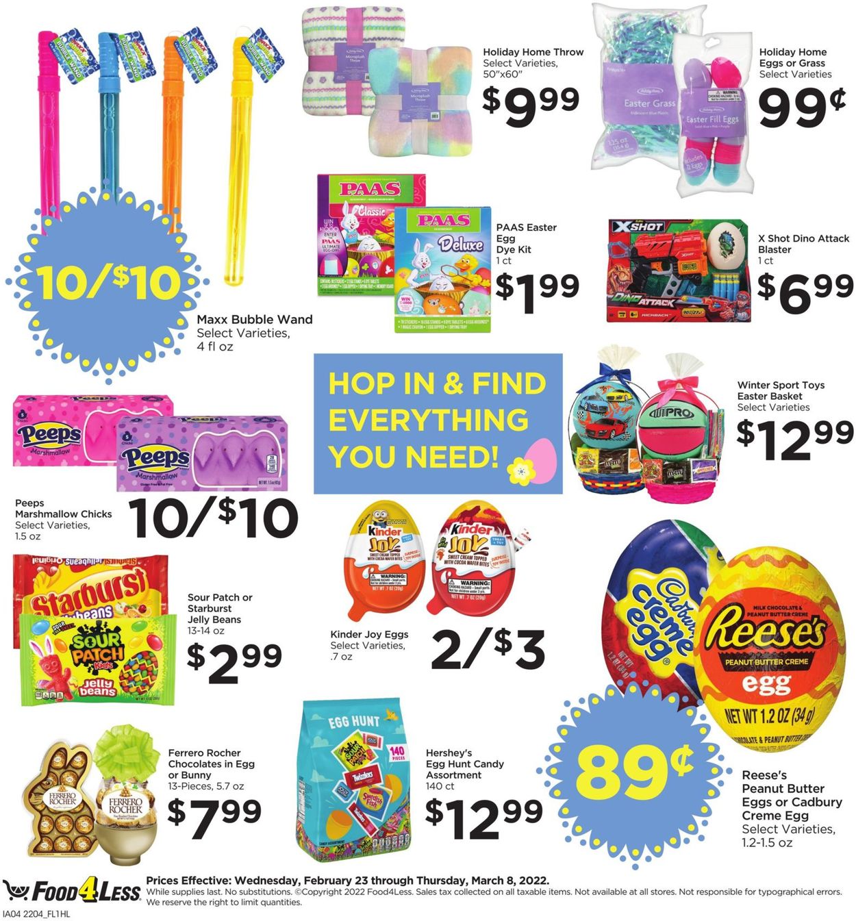 Food 4 Less Ad from 02/23/2022