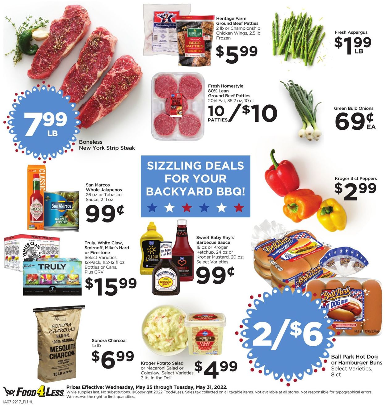 Food 4 Less Ad from 05/25/2022