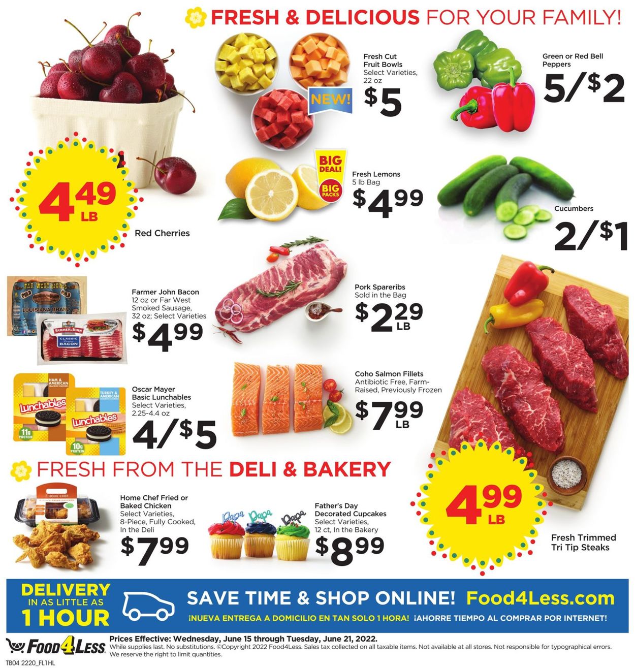 Food 4 Less Ad from 06/15/2022
