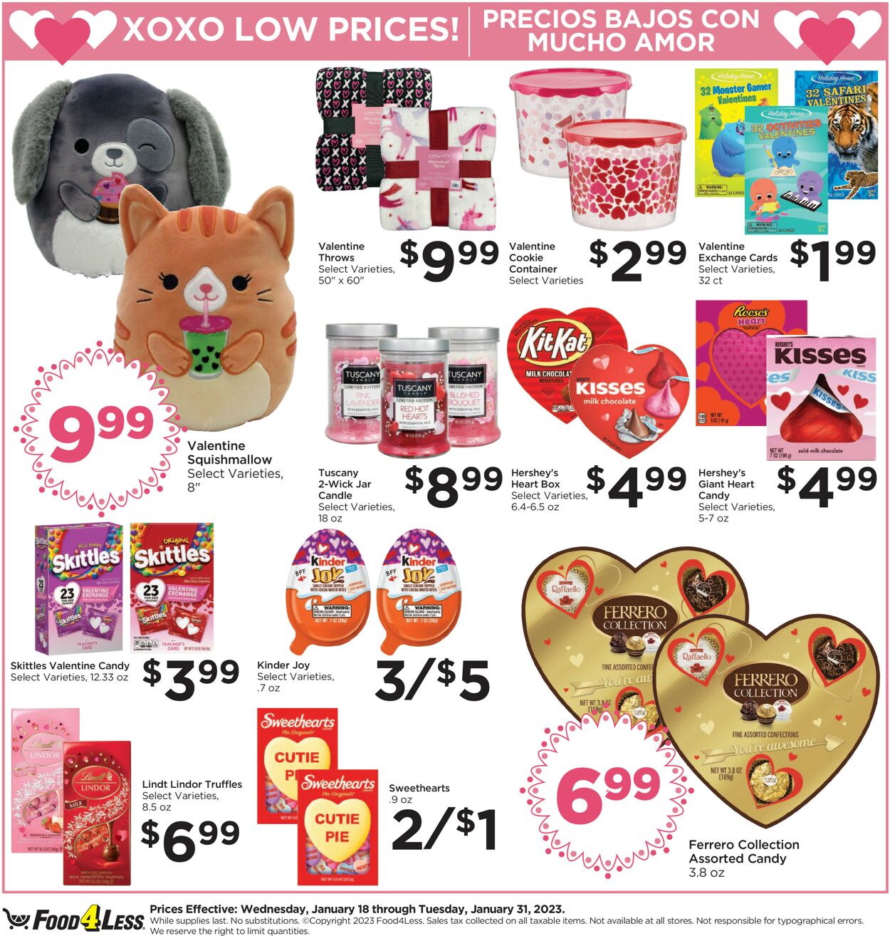 Food 4 Less Ad from 01/25/2023