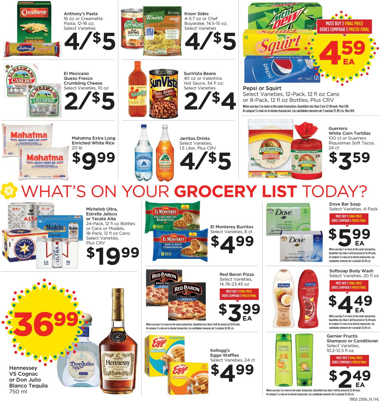 Food 4 Less Ad from 03/08/2023