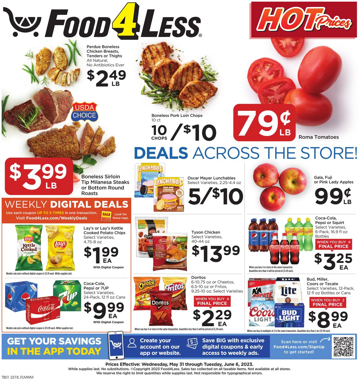 Food 4 Less Ad from 05/31/2023