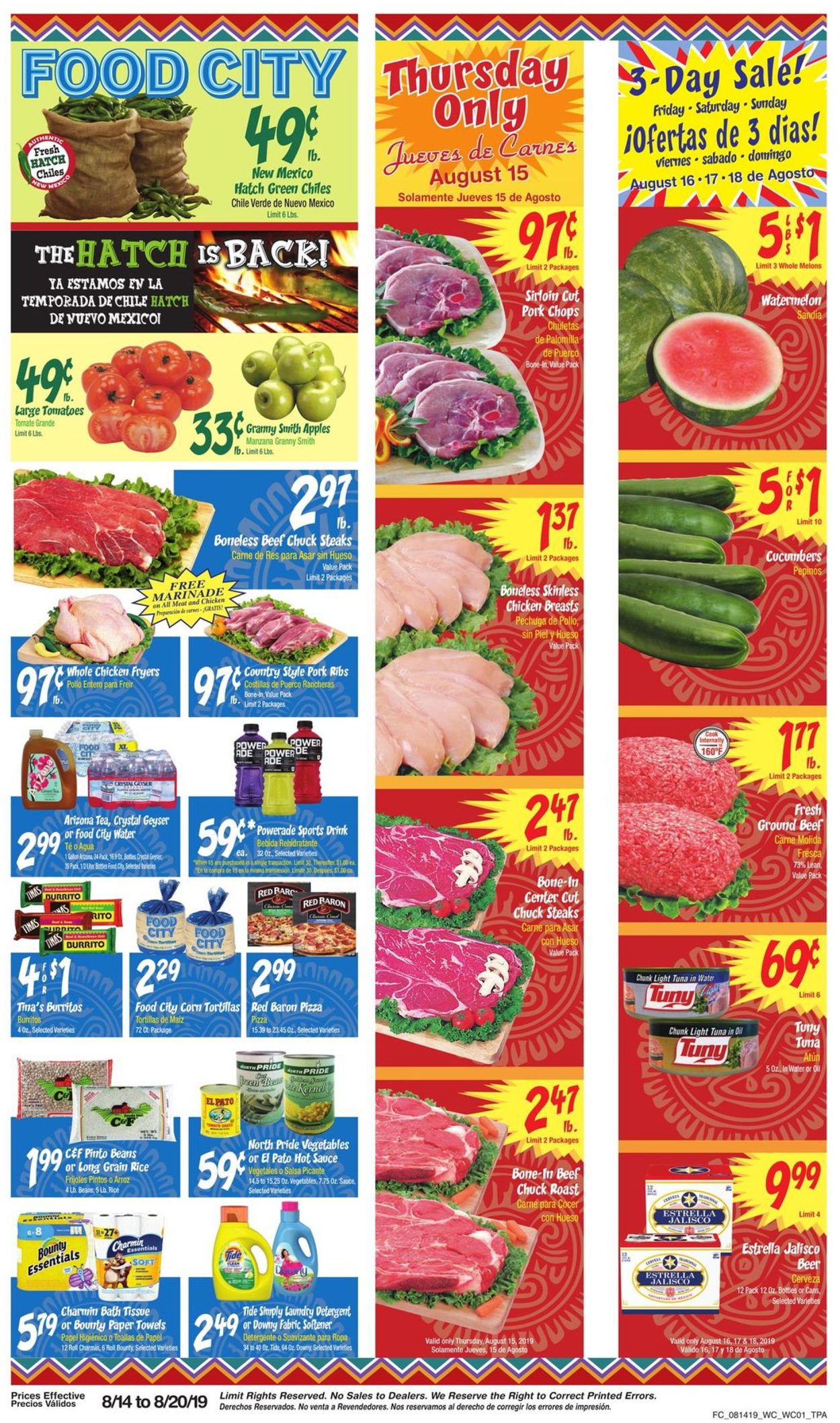 Food City Ad from 08/14/2019