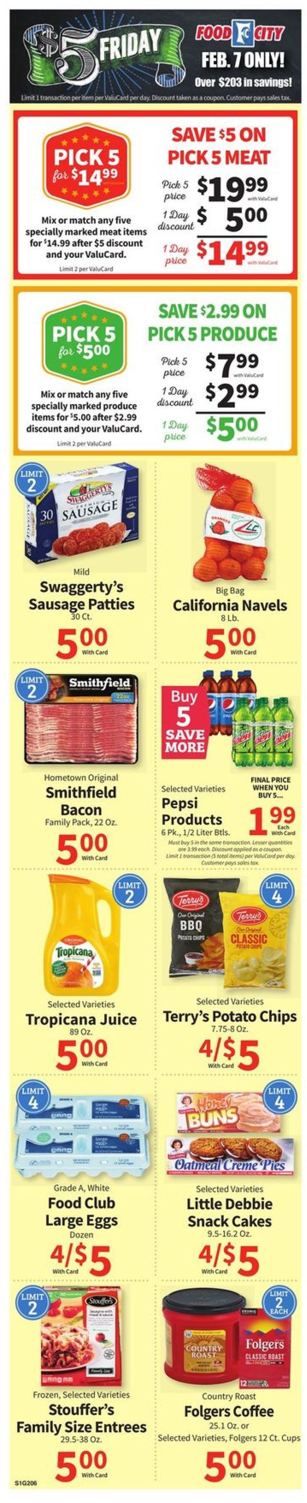 Food City Ad from 02/05/2020