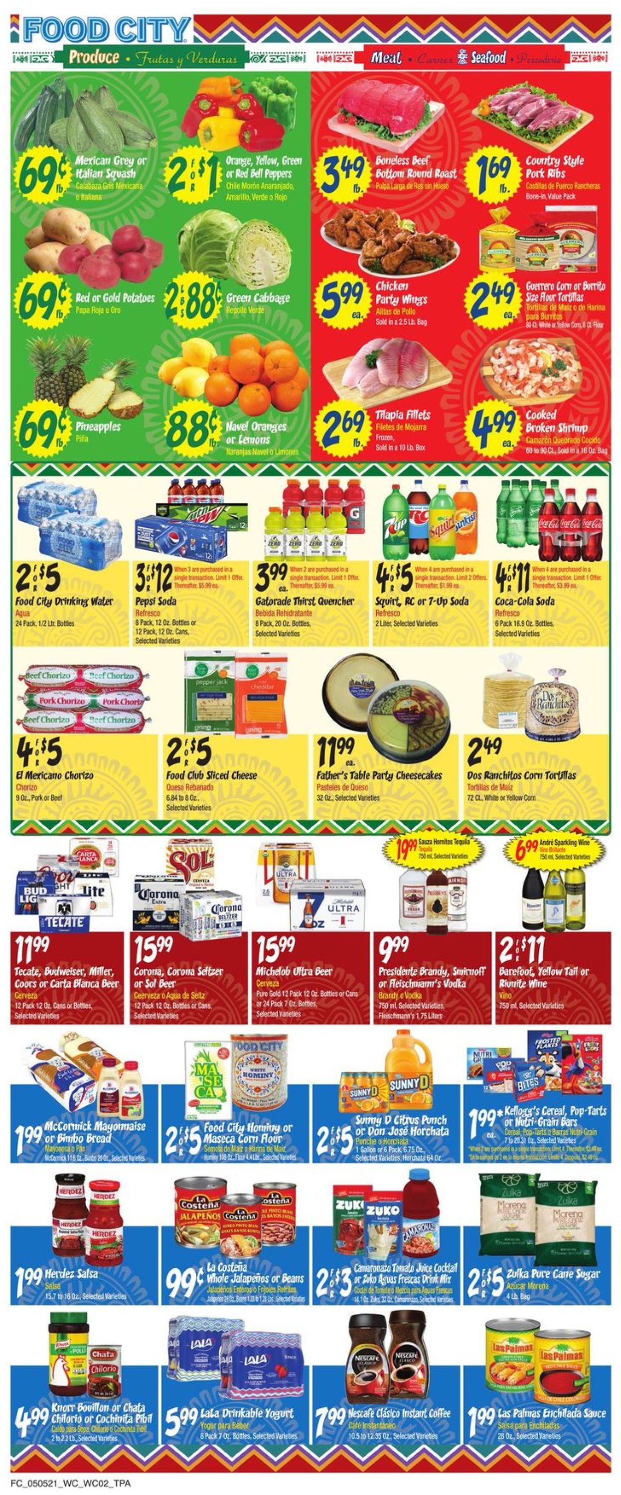 Food City Ad from 05/05/2021