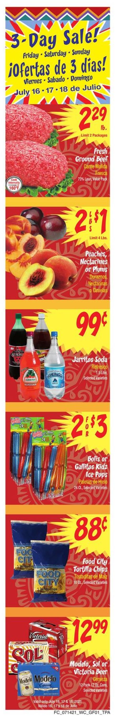 Food City Ad from 07/14/2021