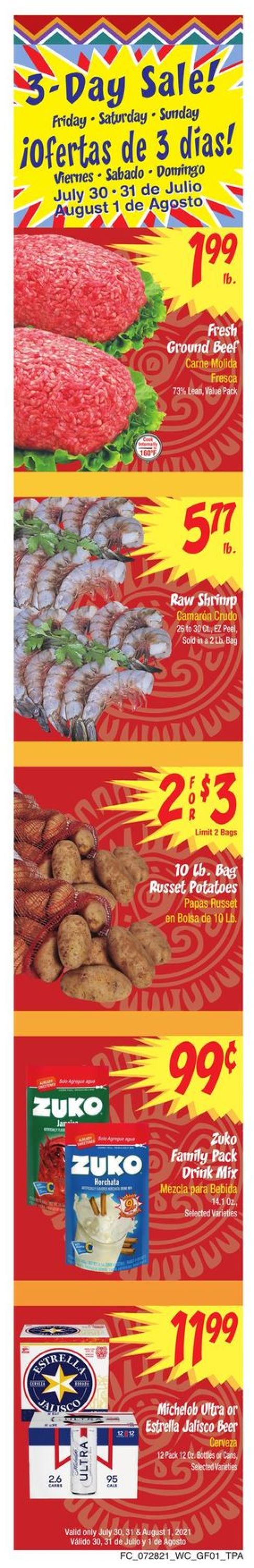 Food City Ad from 07/28/2021