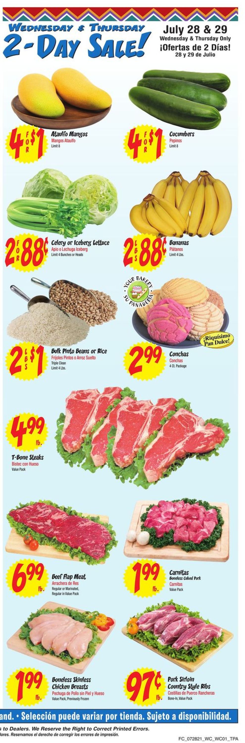 Food City Ad from 07/28/2021