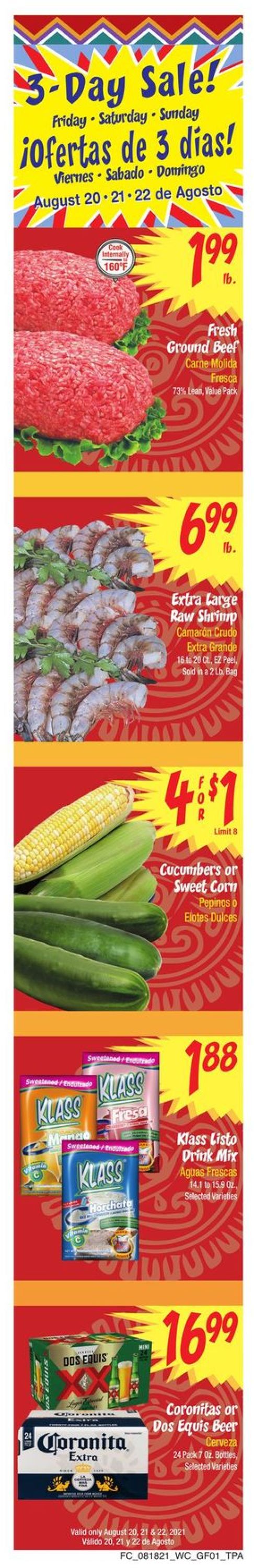 Food City Ad from 08/18/2021