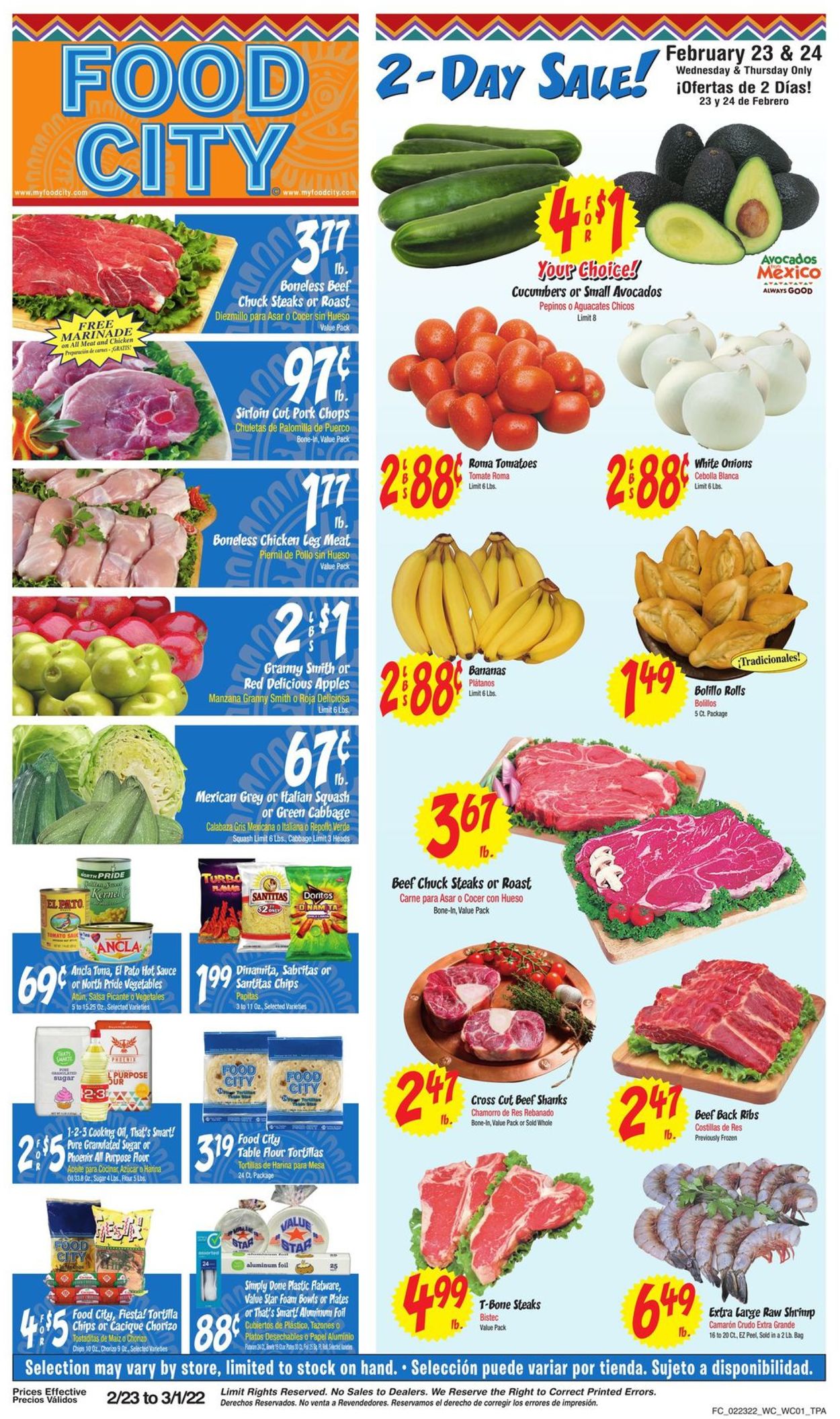 Food City Ad from 02/23/2022