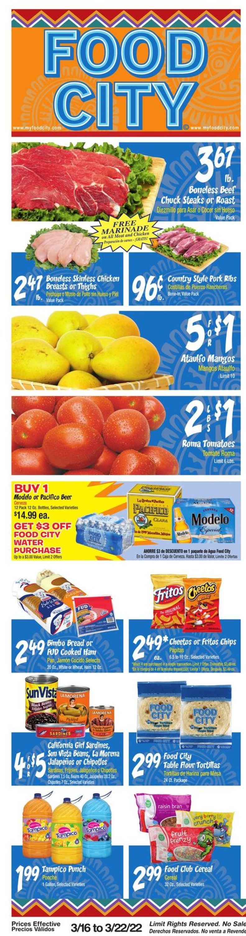 Food City Ad from 03/16/2022