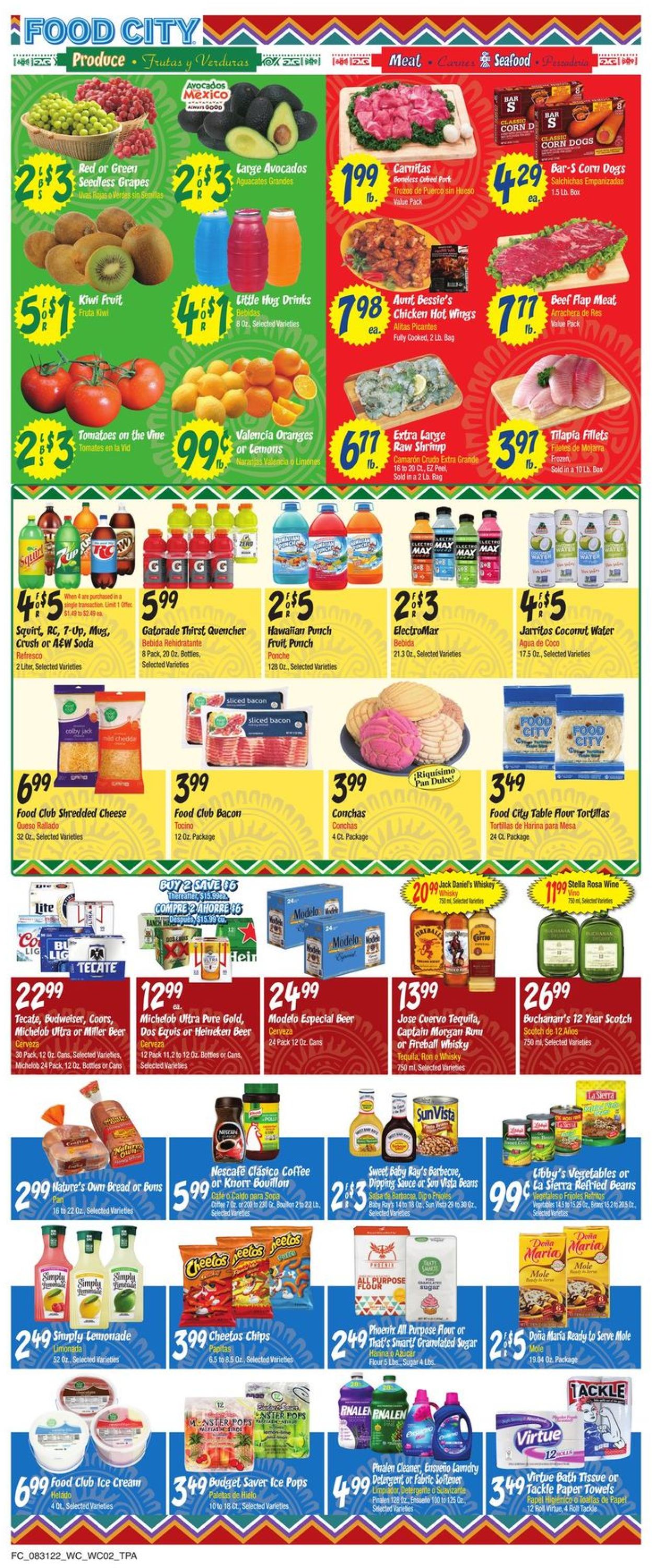 Food City Ad from 08/31/2022