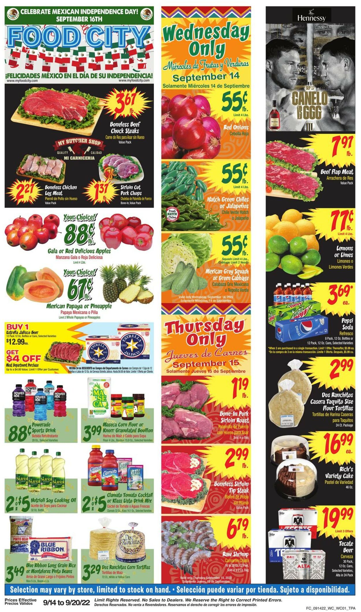 Food City Ad from 09/14/2022