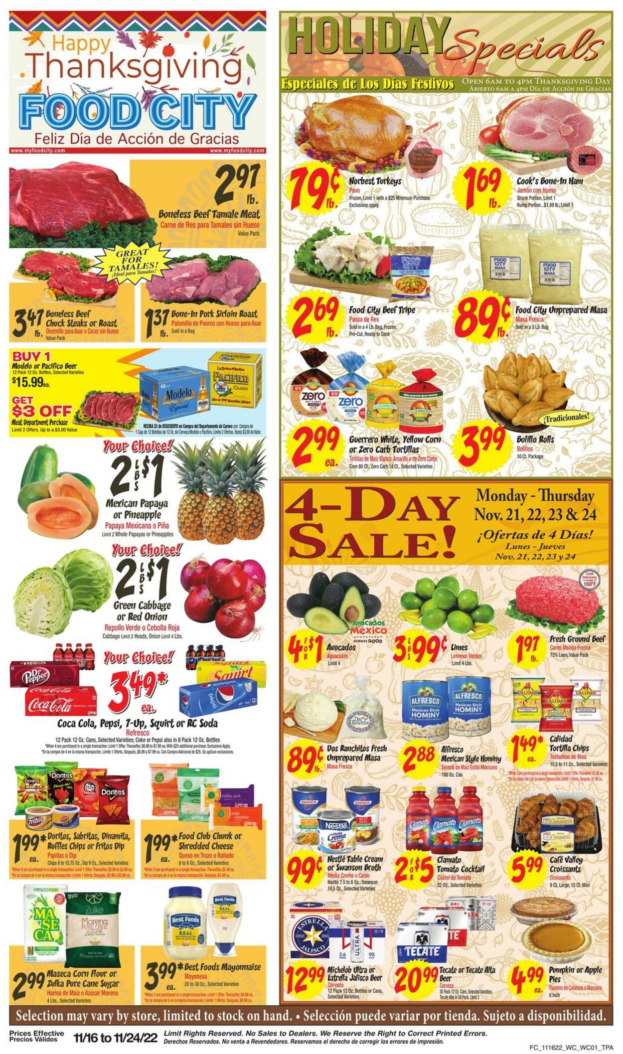 Food City Ad from 11/16/2022