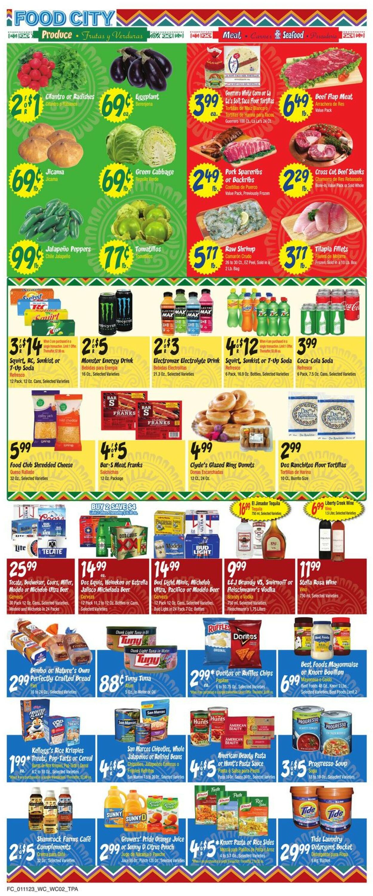 Food City Ad from 01/11/2023