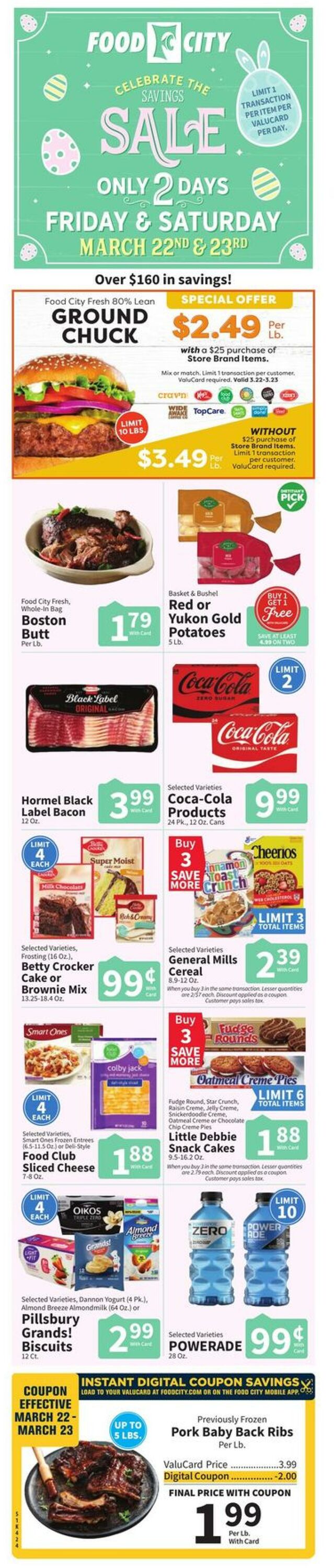 Food City Ad from 03/20/2024