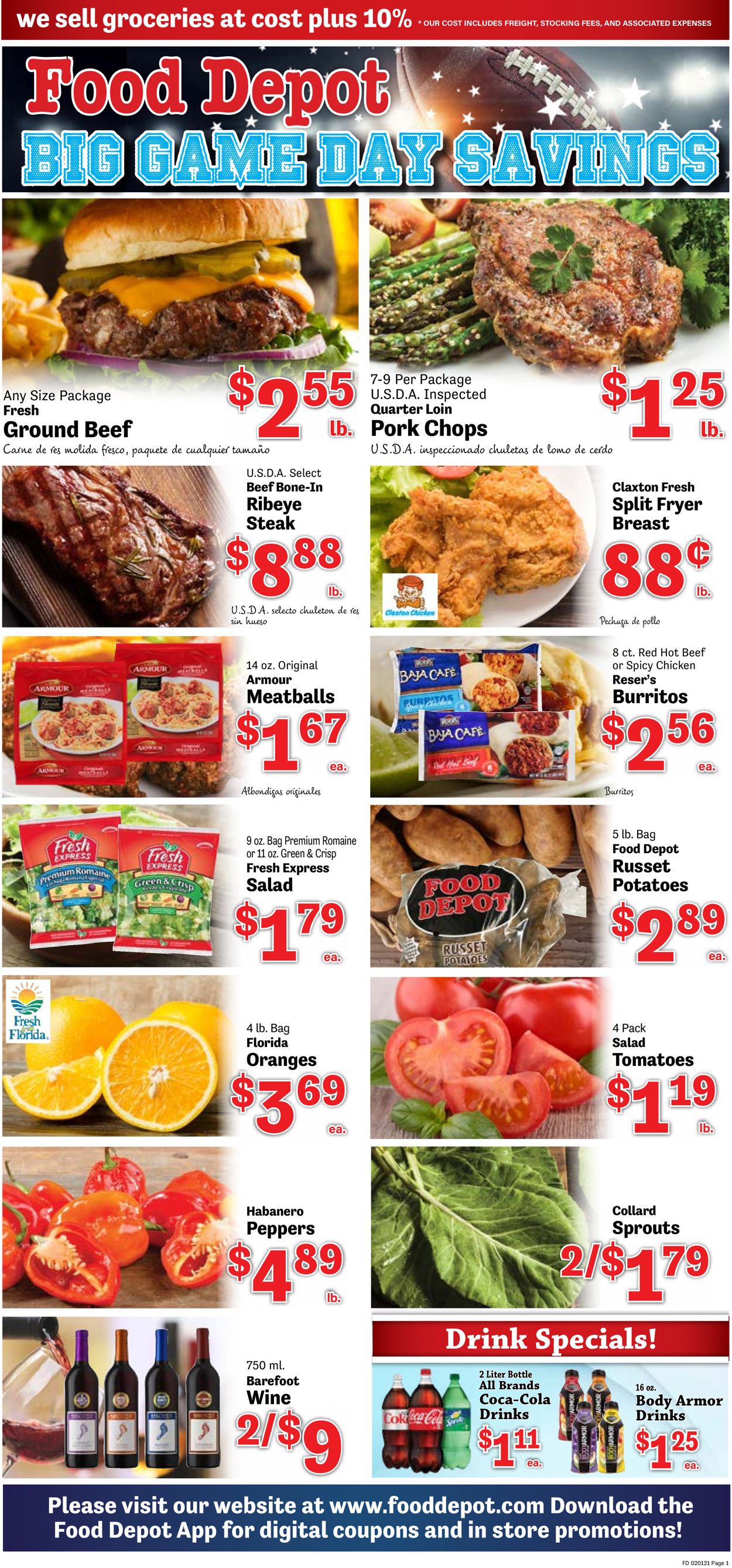 Food Depot Ad from 02/01/2021