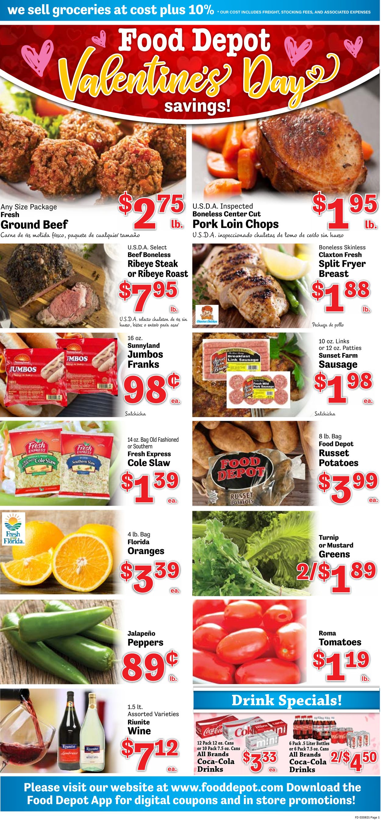 Food Depot Ad from 02/08/2021