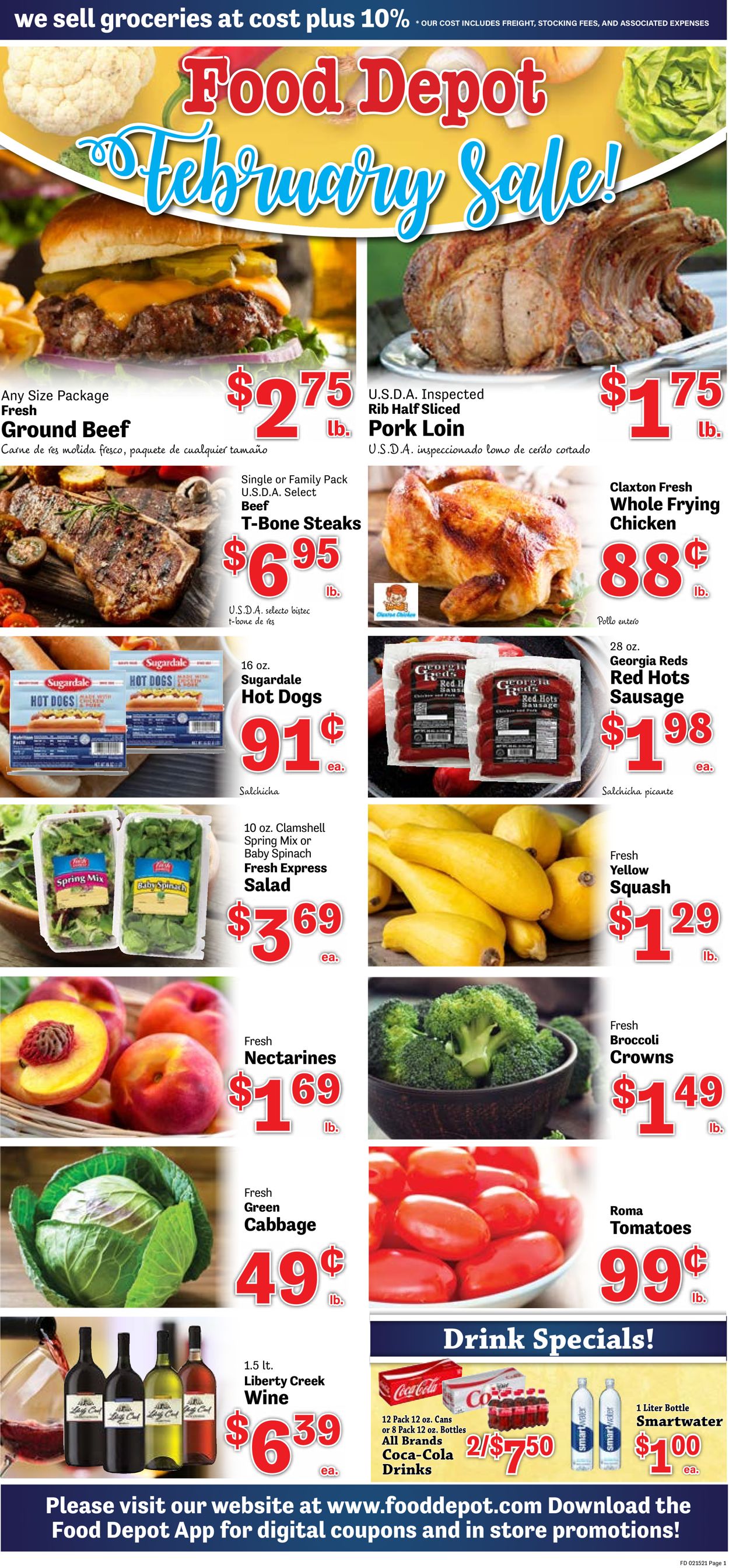 Food Depot Ad from 02/15/2021
