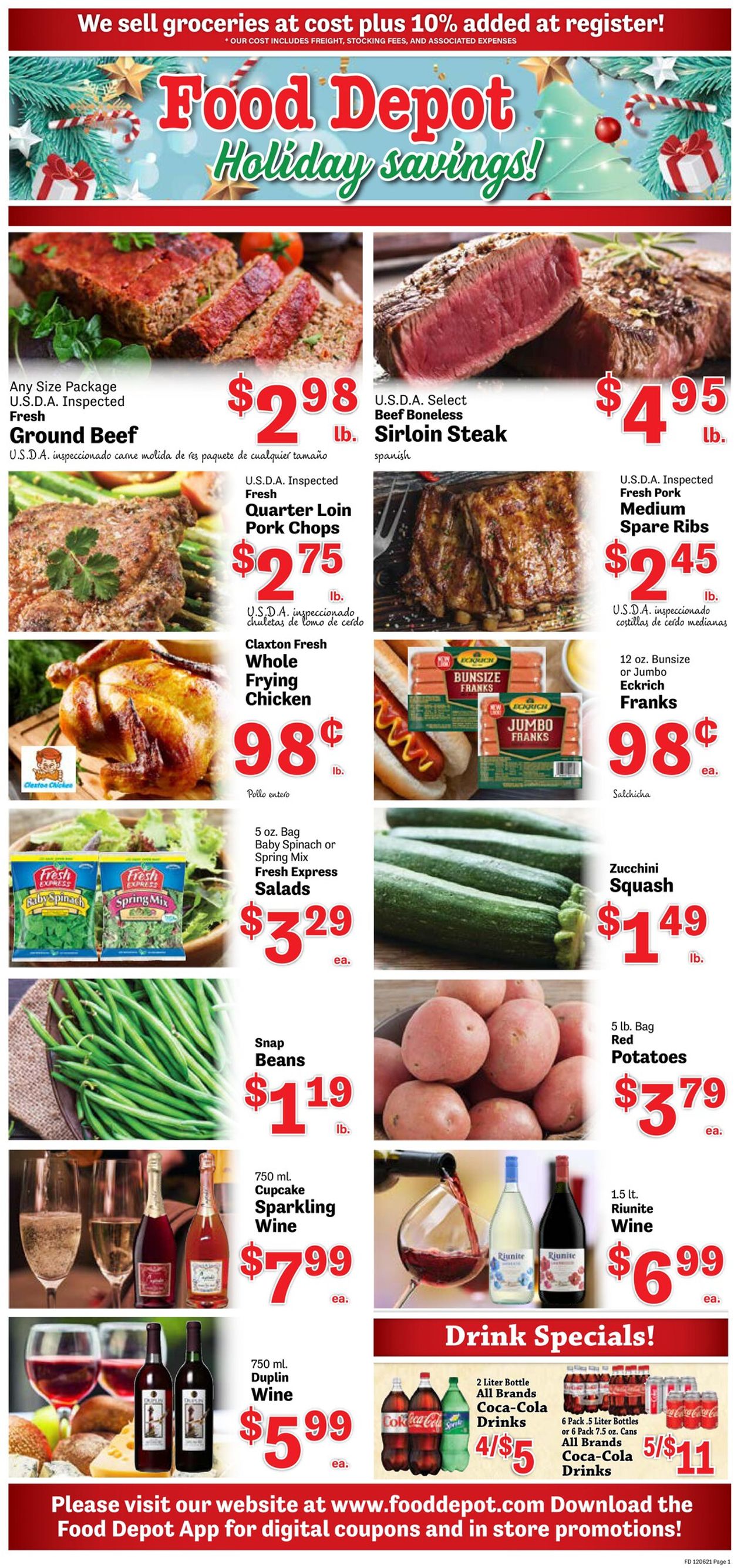 Food Depot Ad from 12/06/2021