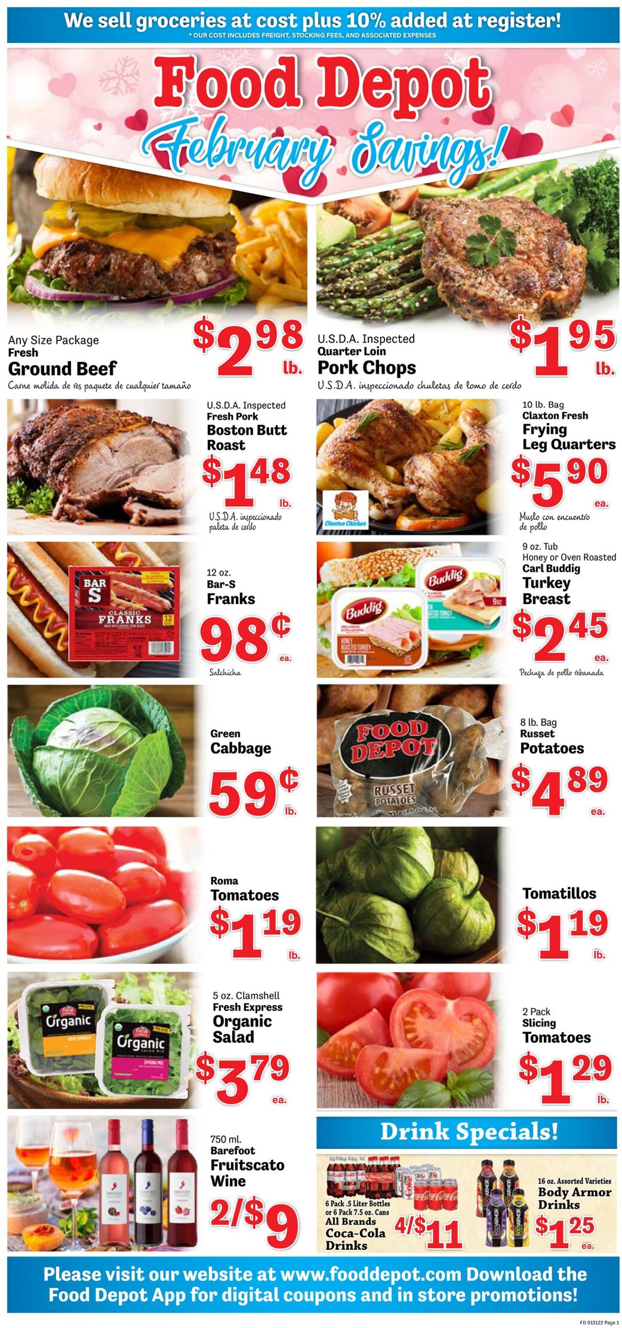 Food Depot Ad from 01/31/2022
