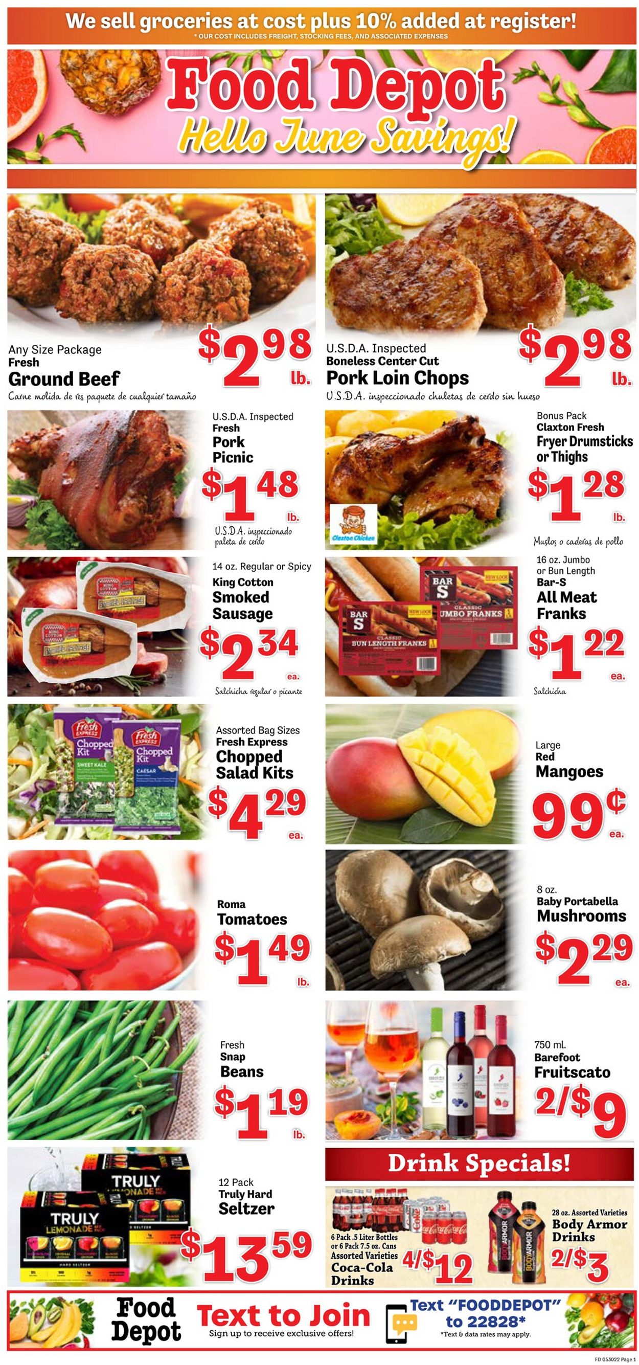 Food Depot Ad from 05/30/2022