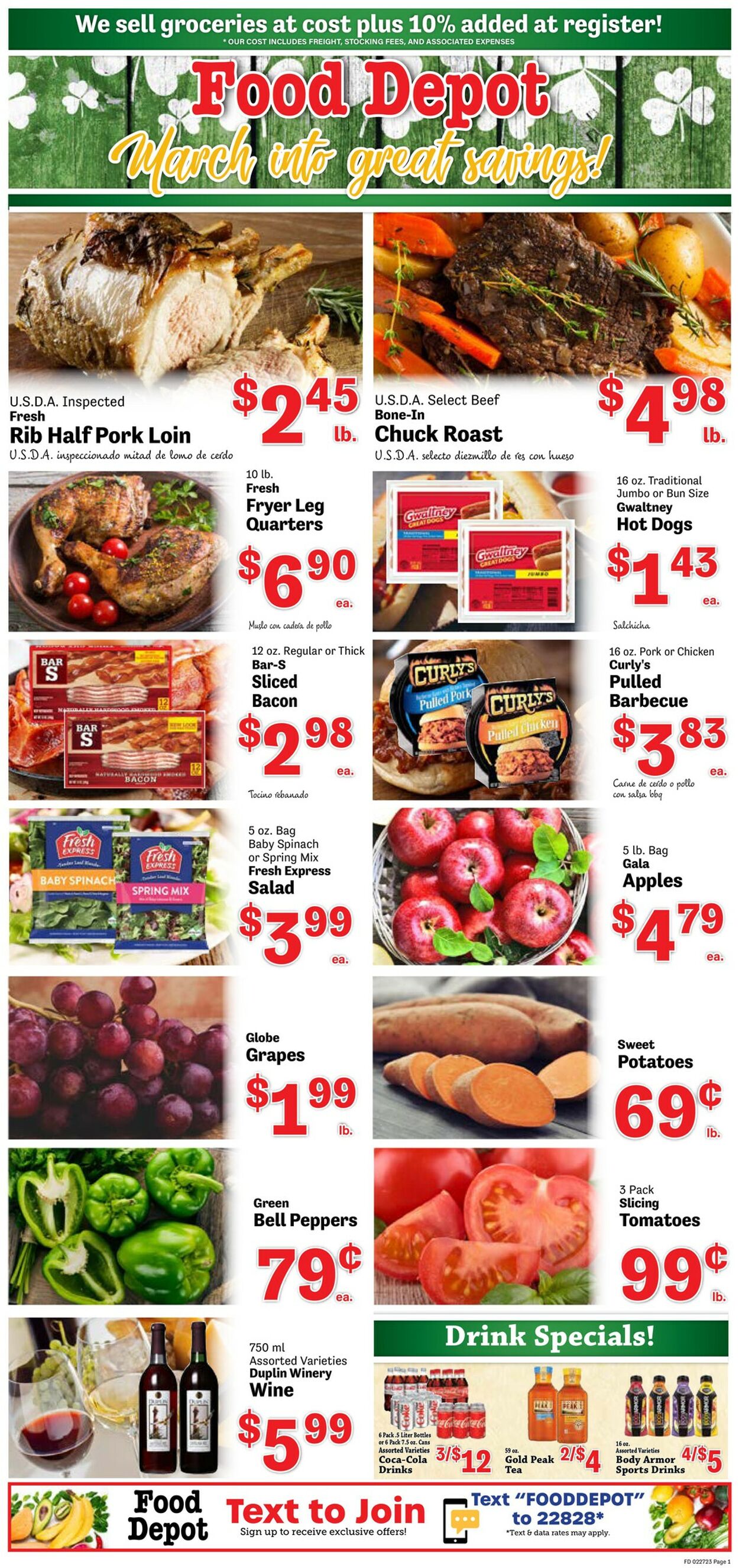 Food Depot Ad from 02/27/2023
