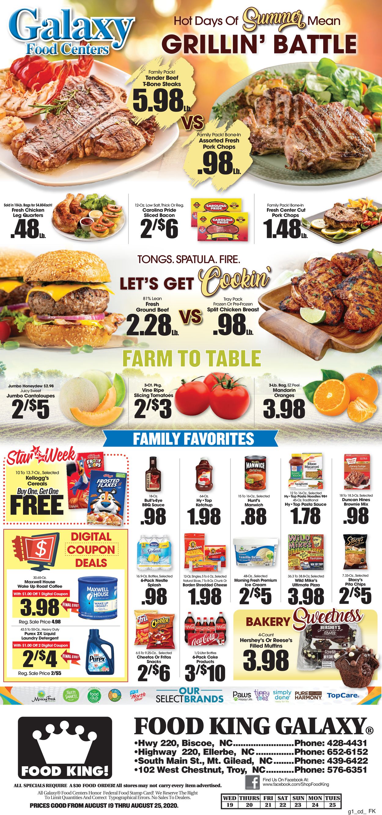Food King Ad from 08/19/2020