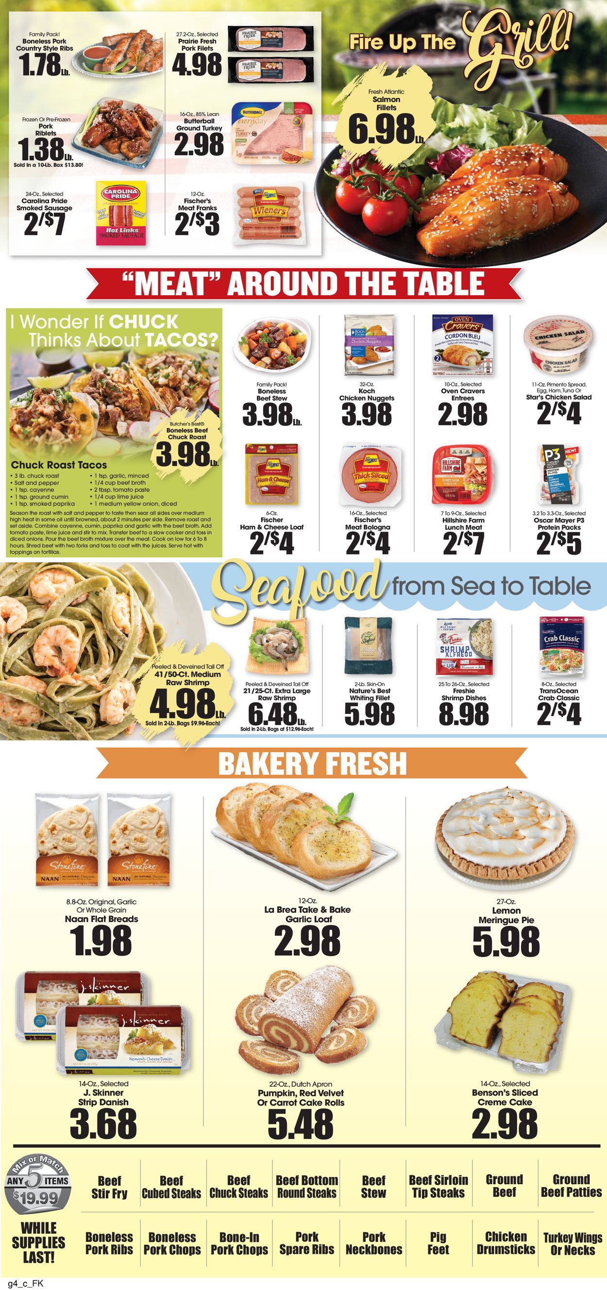 Food King Ad from 08/26/2020