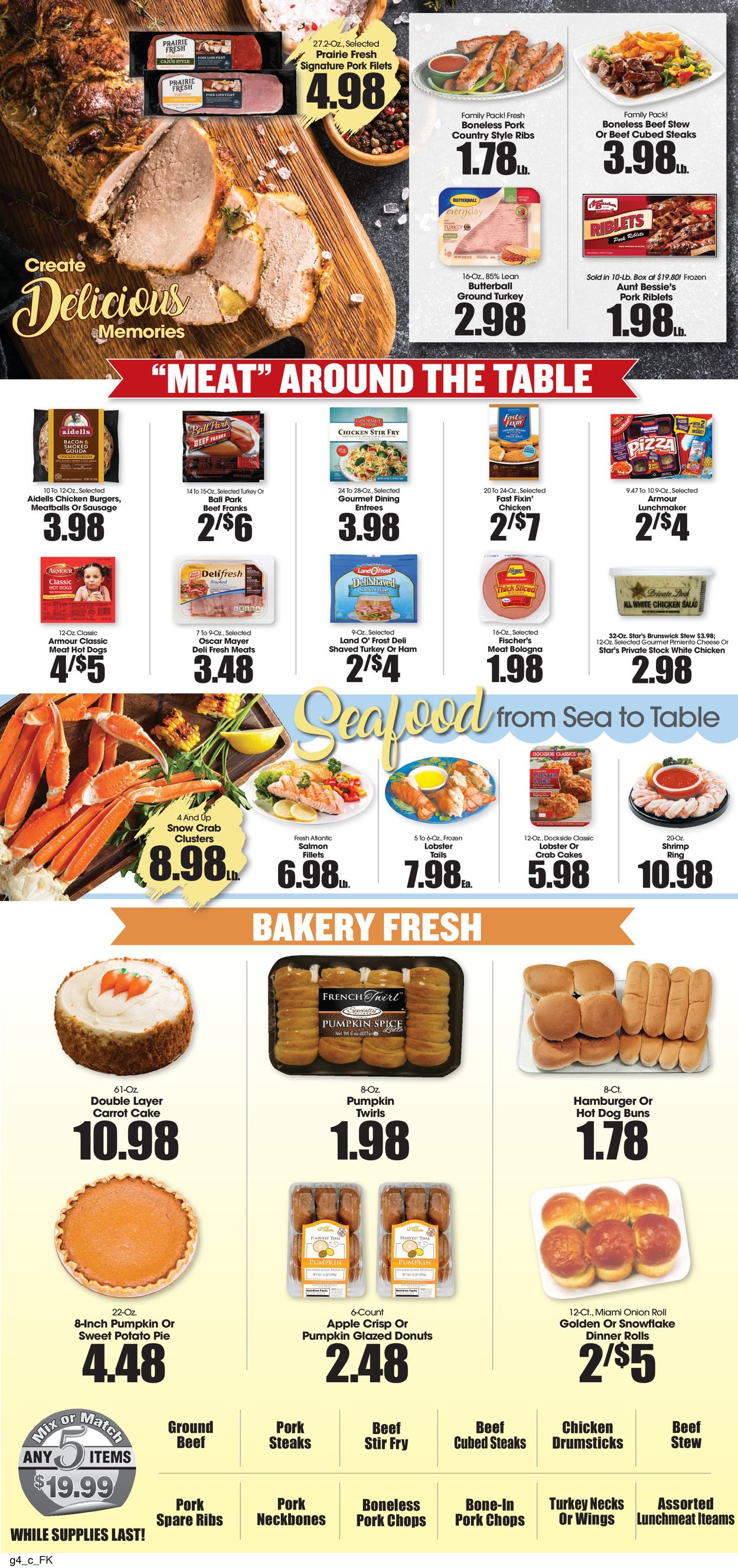 Food King Ad from 10/07/2020