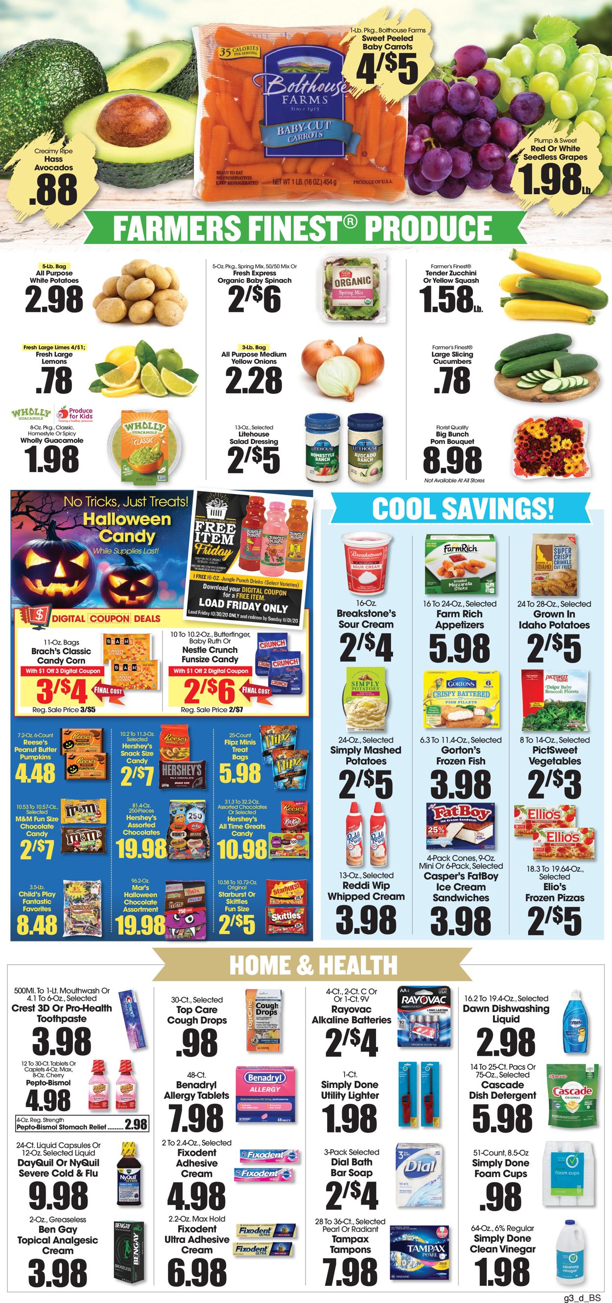 Food King Ad from 10/28/2020