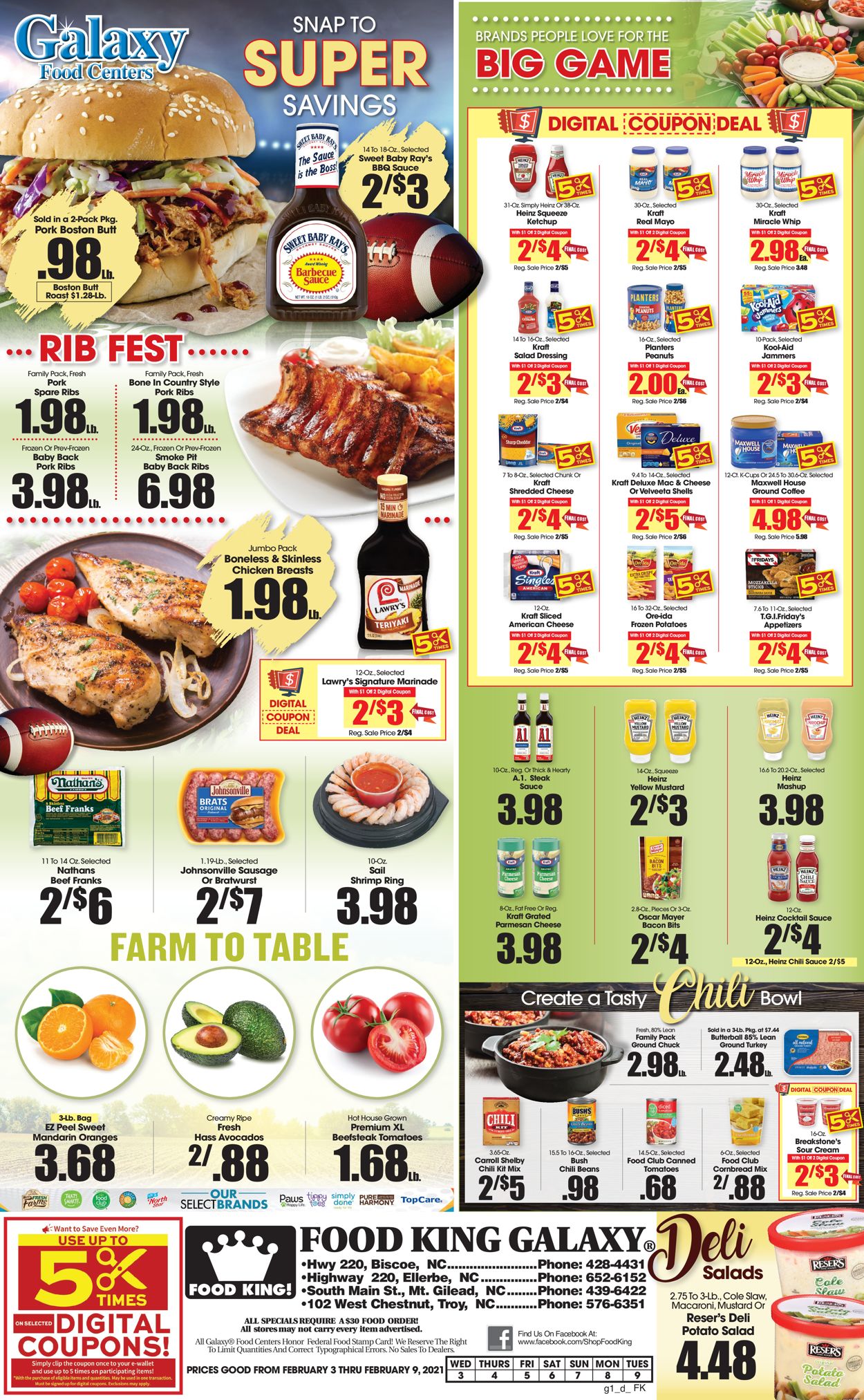 Food King Ad from 02/03/2021