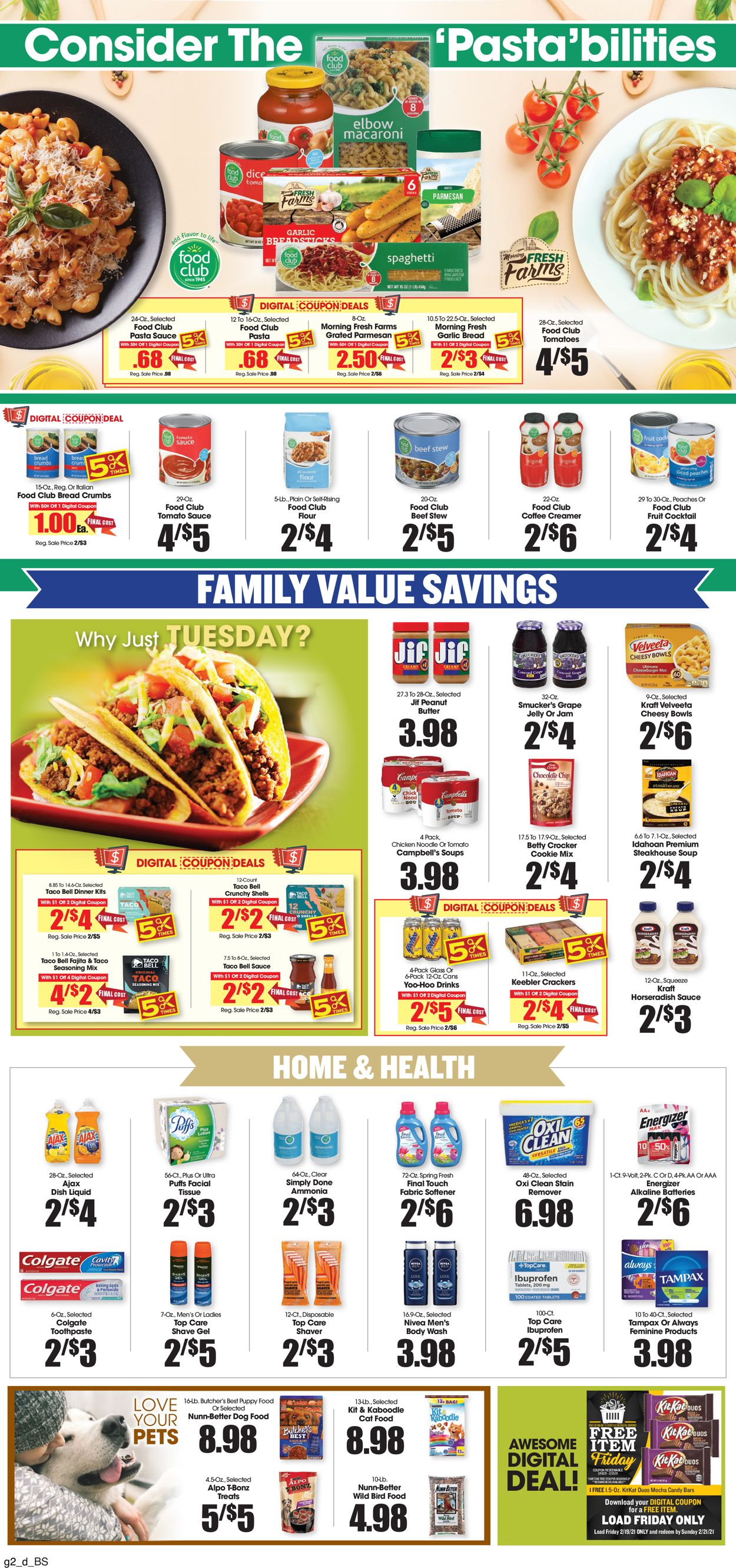 Food King Ad from 02/17/2021