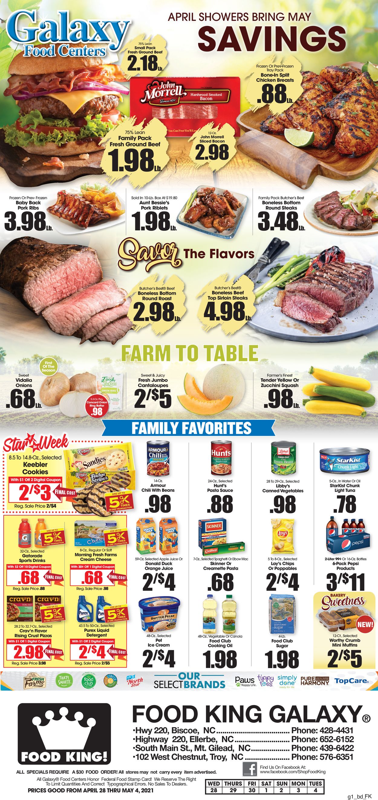 Food King Ad from 04/28/2021