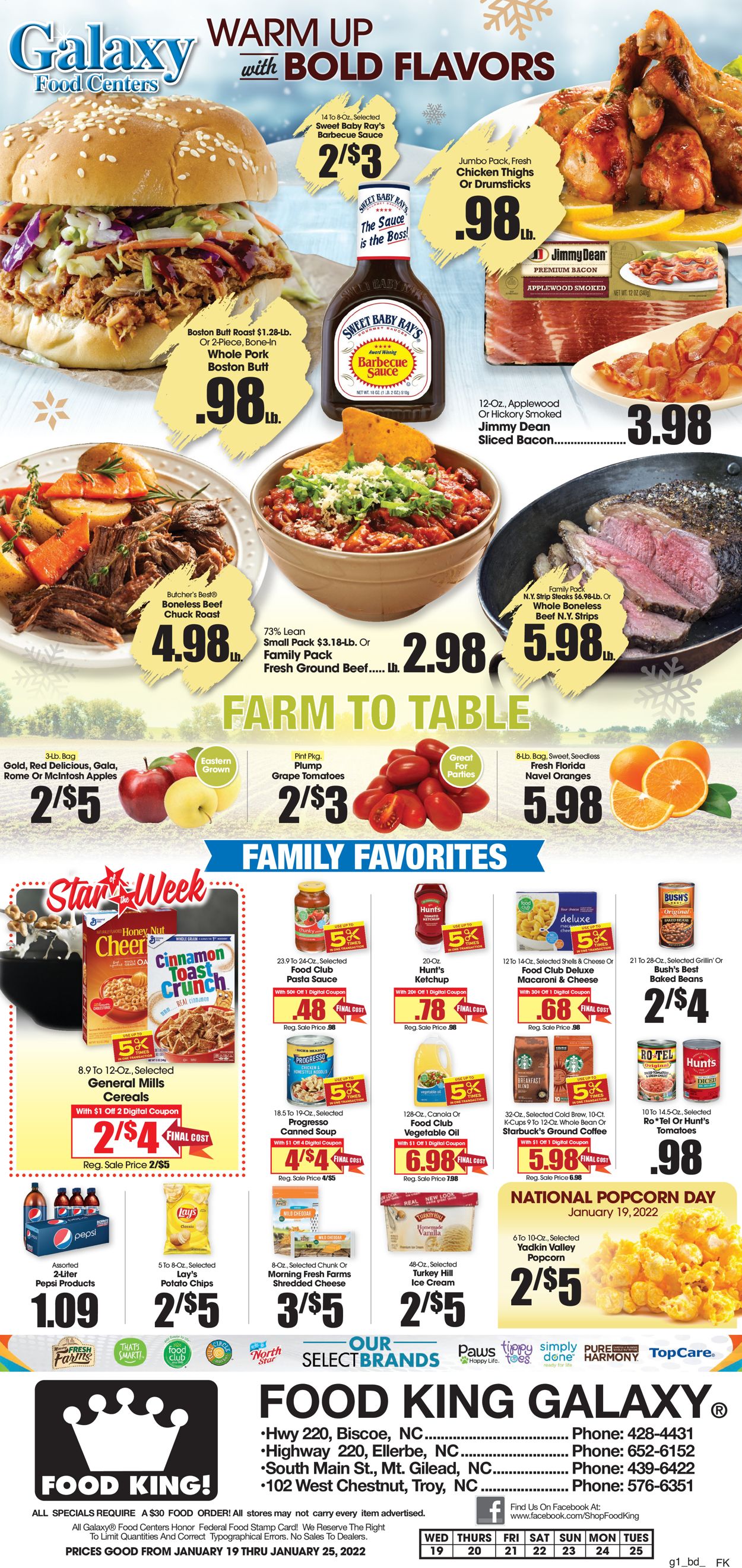 Food King Ad from 01/19/2022