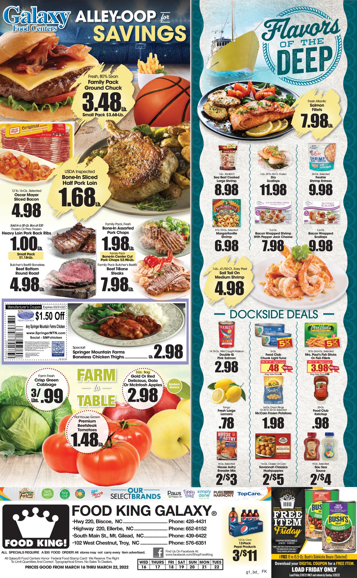 Food King Ad from 03/16/2022