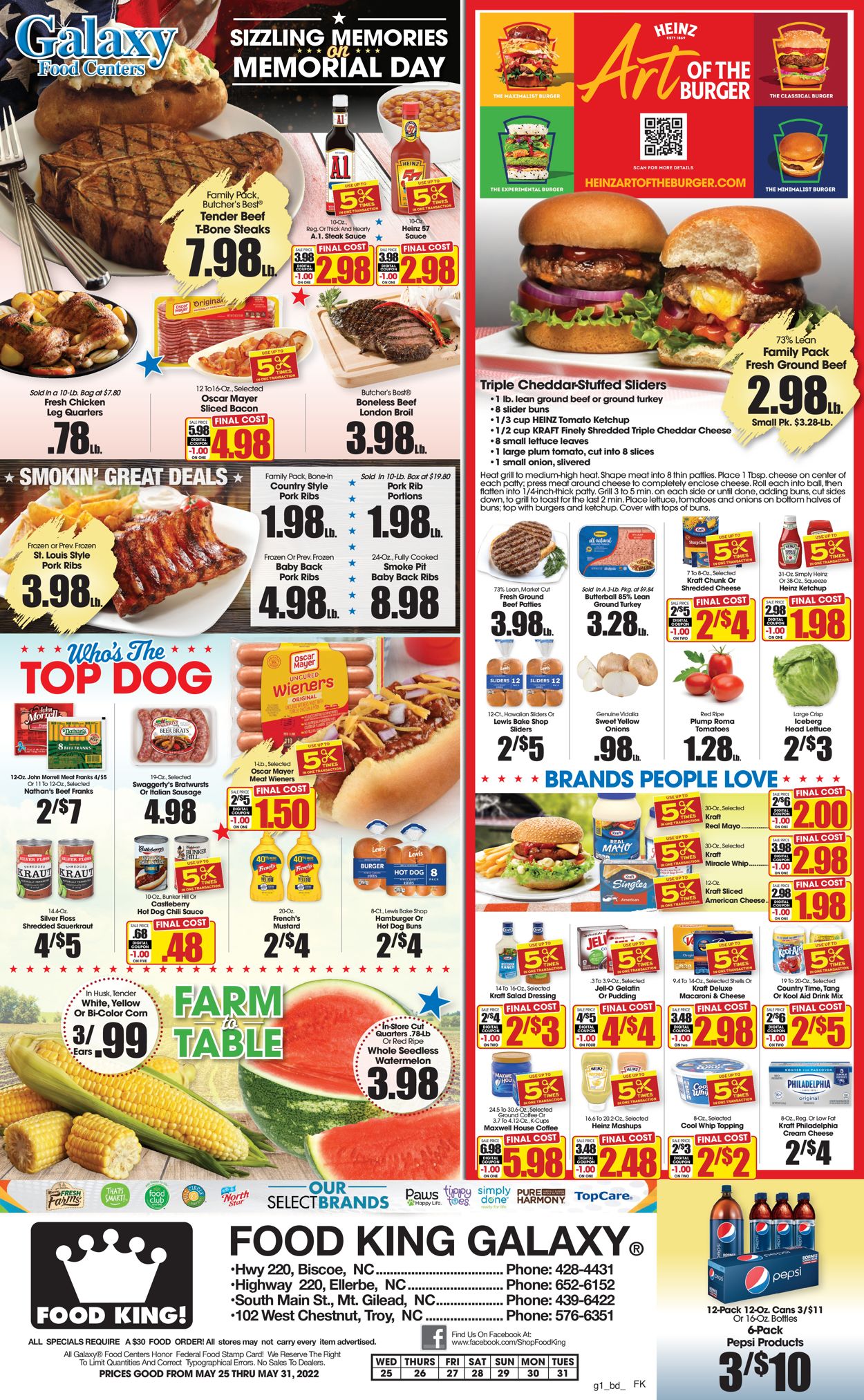 Food King Ad from 05/25/2022