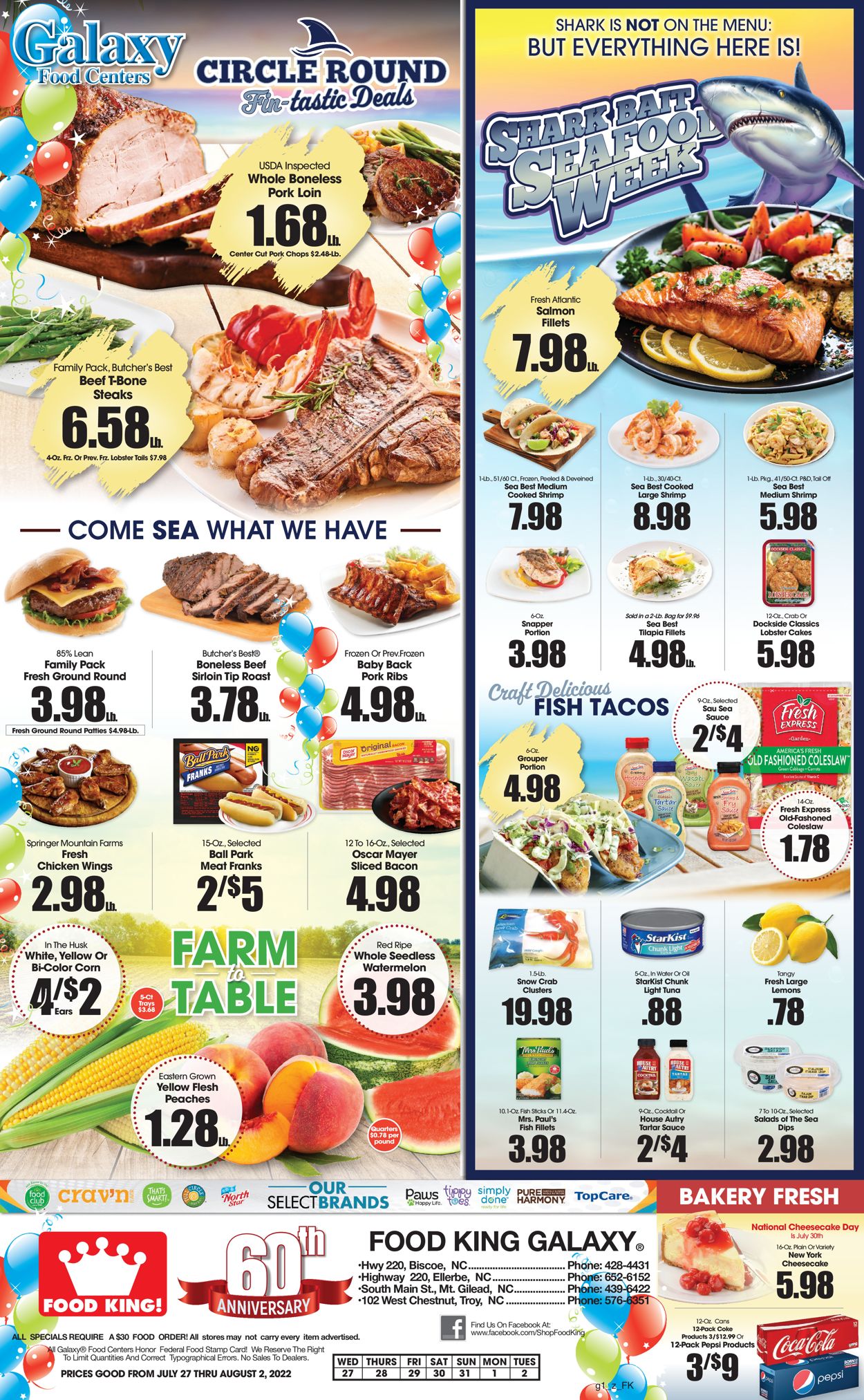 Food King Ad from 07/27/2022