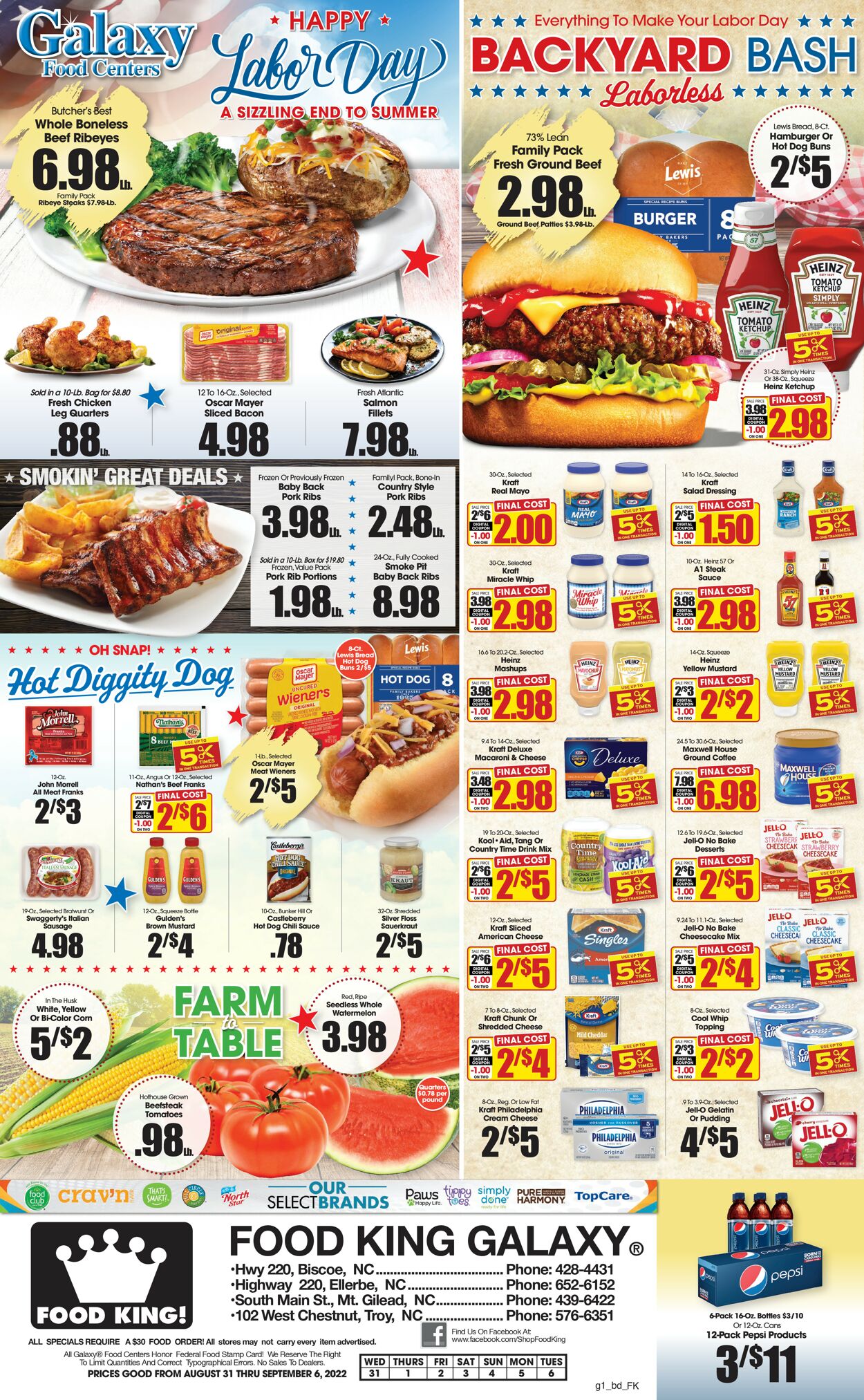 Food King Ad from 08/31/2022