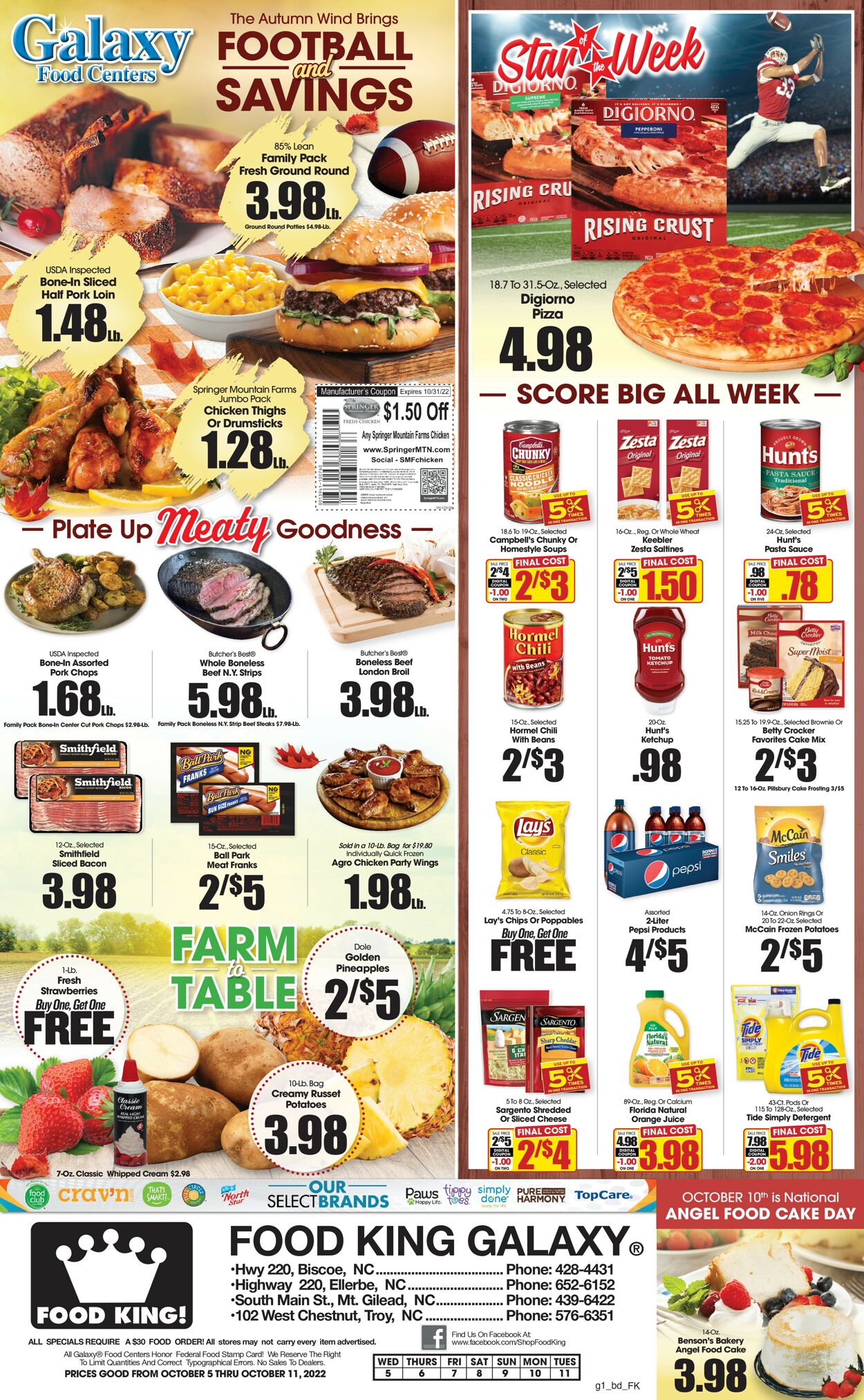 Food King Ad from 10/05/2022