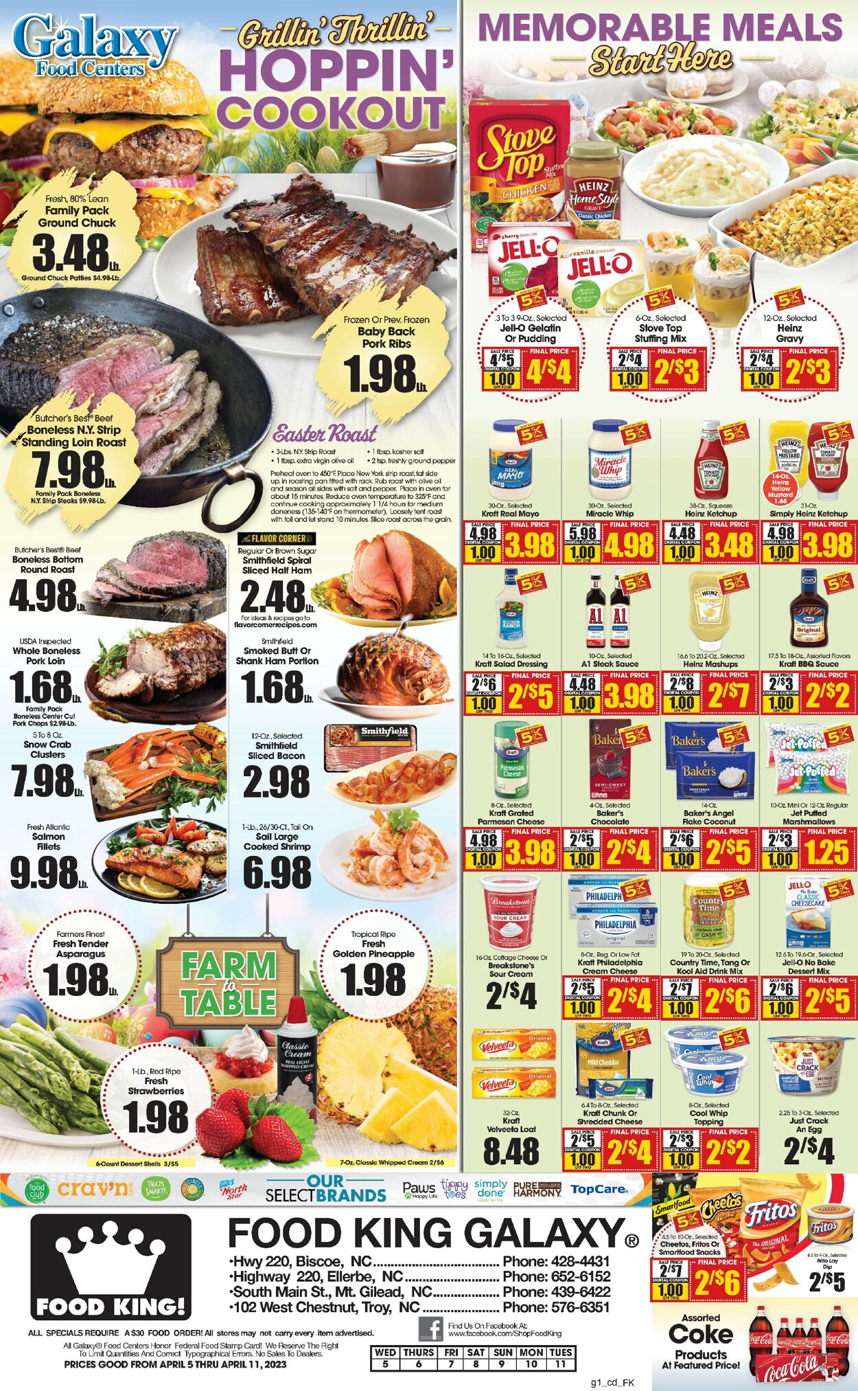 Food King Ad from 04/05/2023